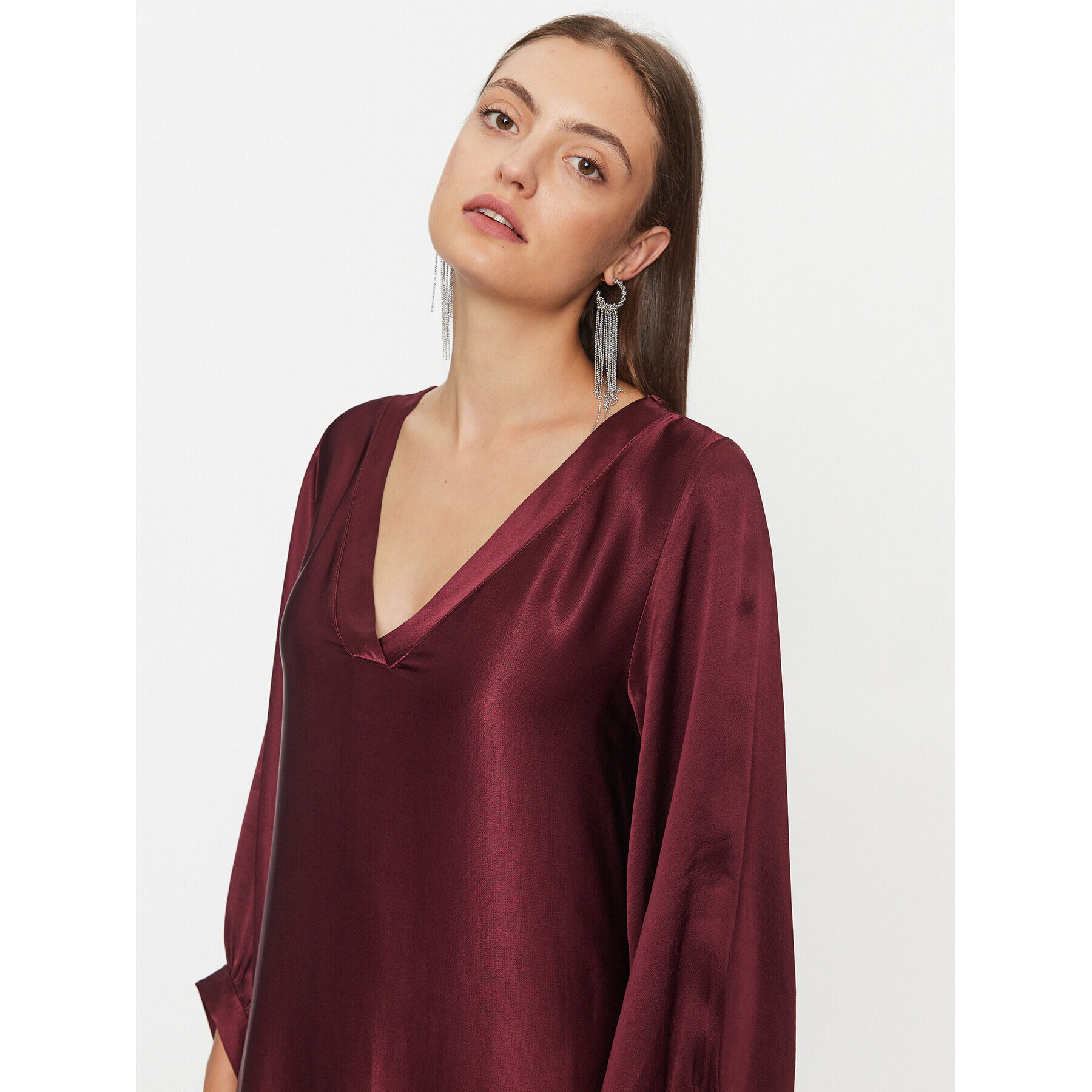 Dixie Rochie de zi A782Z037 Vișiniu Relaxed Fit - Pled.ro