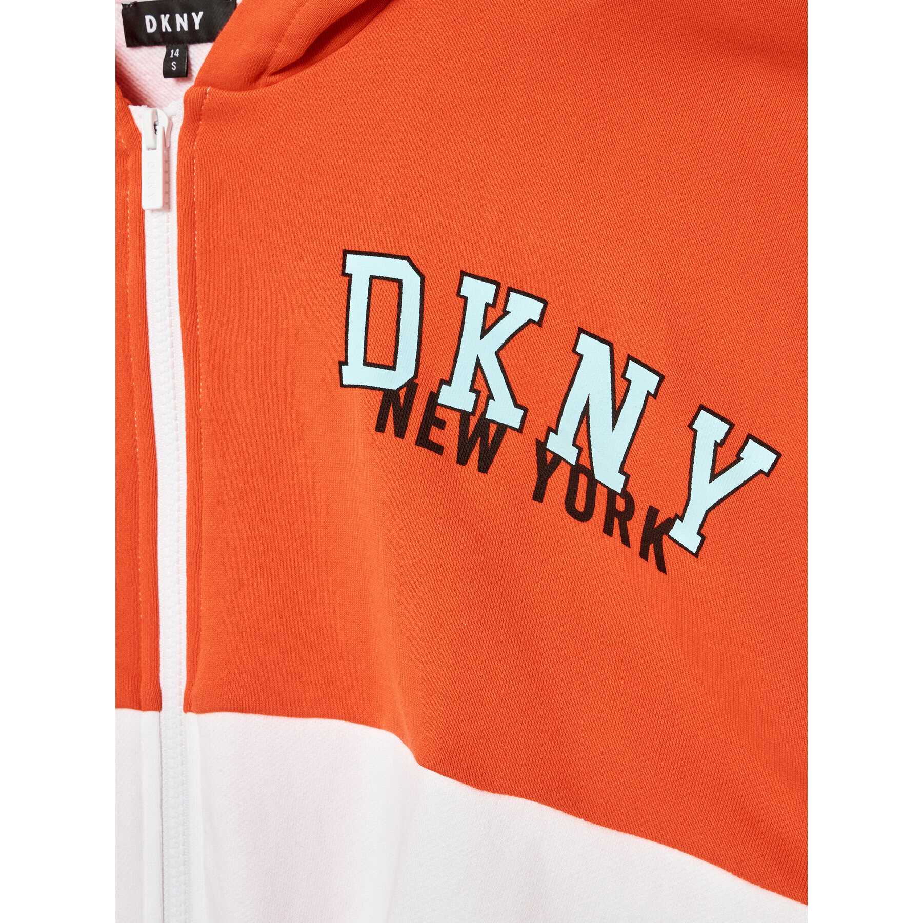 DKNY Bluză D35S15 M Alb Regular Fit - Pled.ro