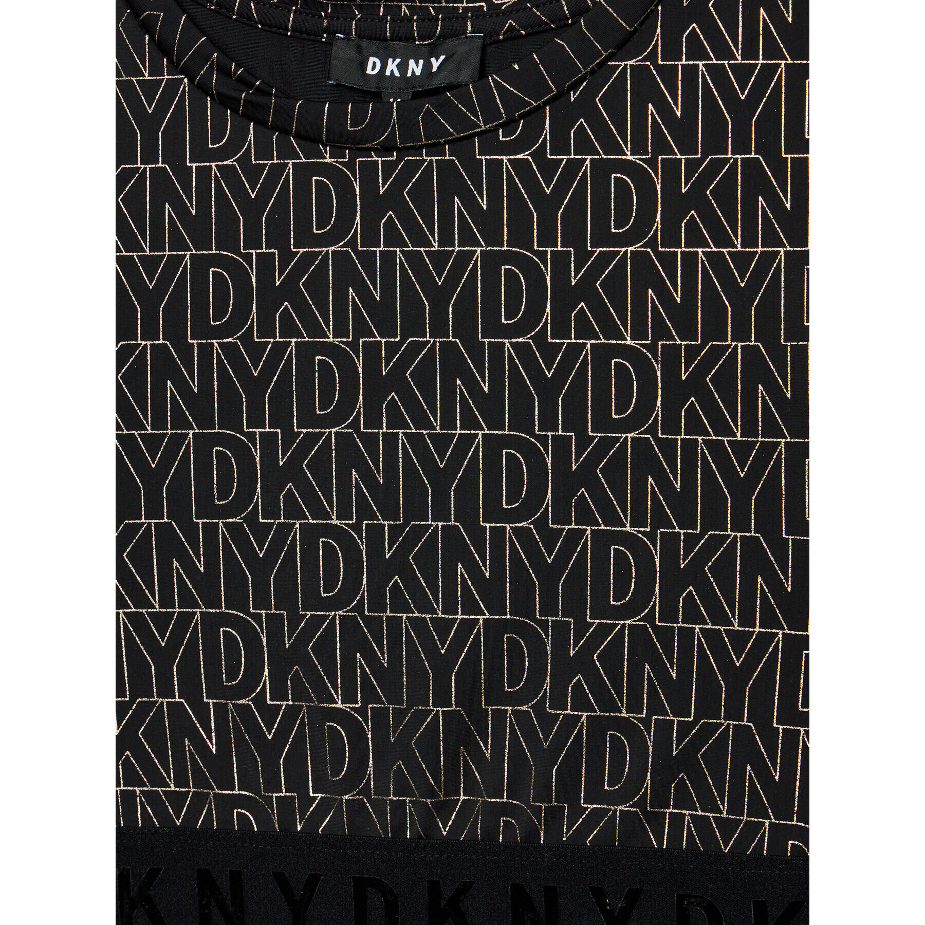 DKNY Bluză D35S25 S Negru Regular Fit - Pled.ro