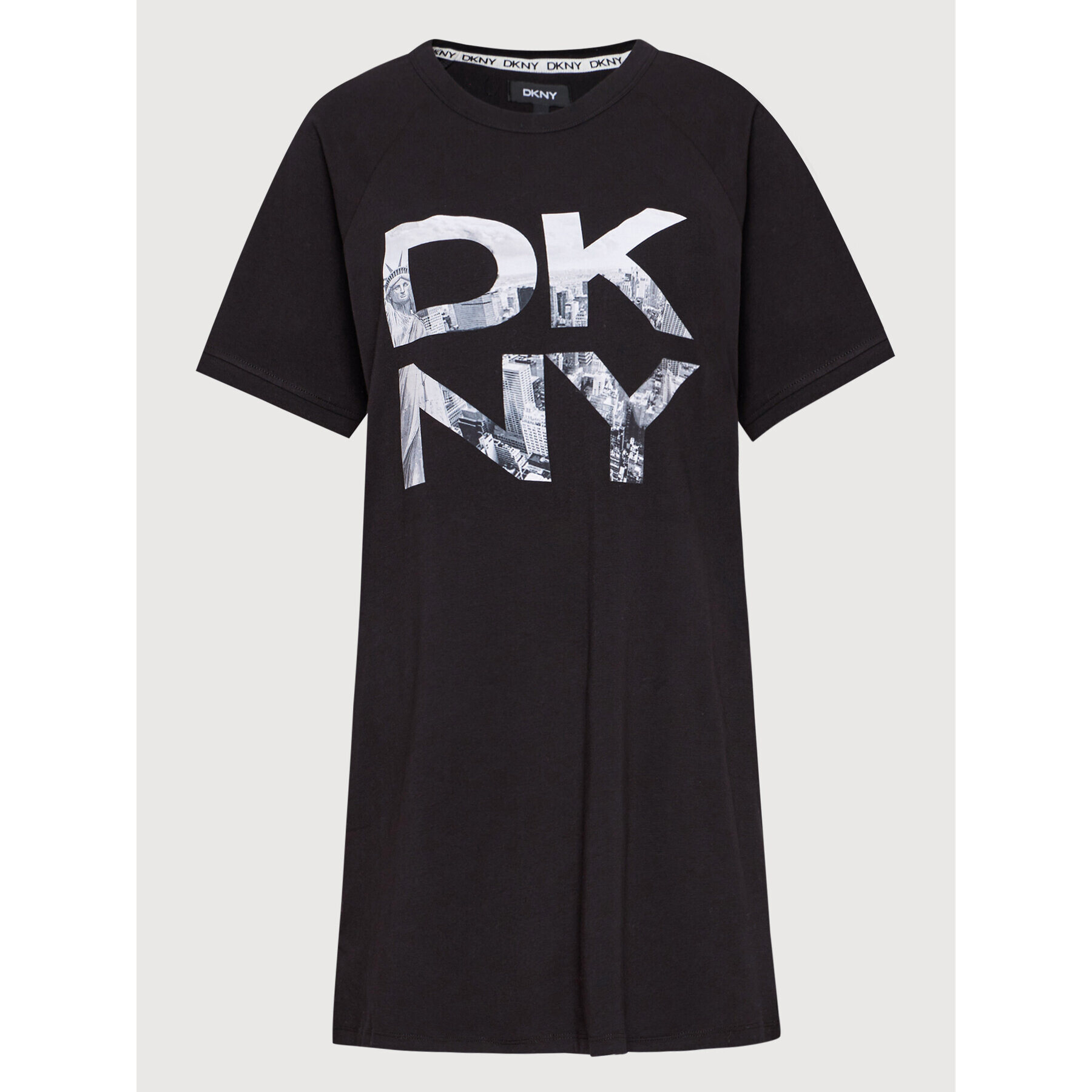 DKNY Cămașă de noapte YI2322489 Negru Regular Fit - Pled.ro