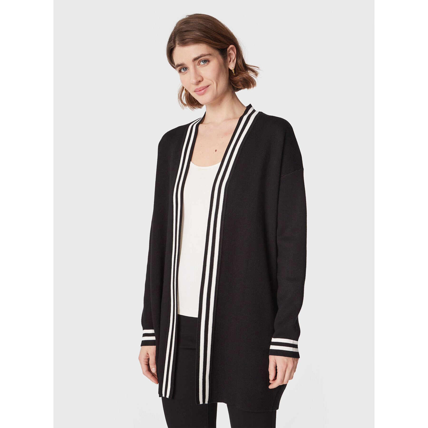 DKNY Cardigan P2MXY435 Negru Regular Fit - Pled.ro