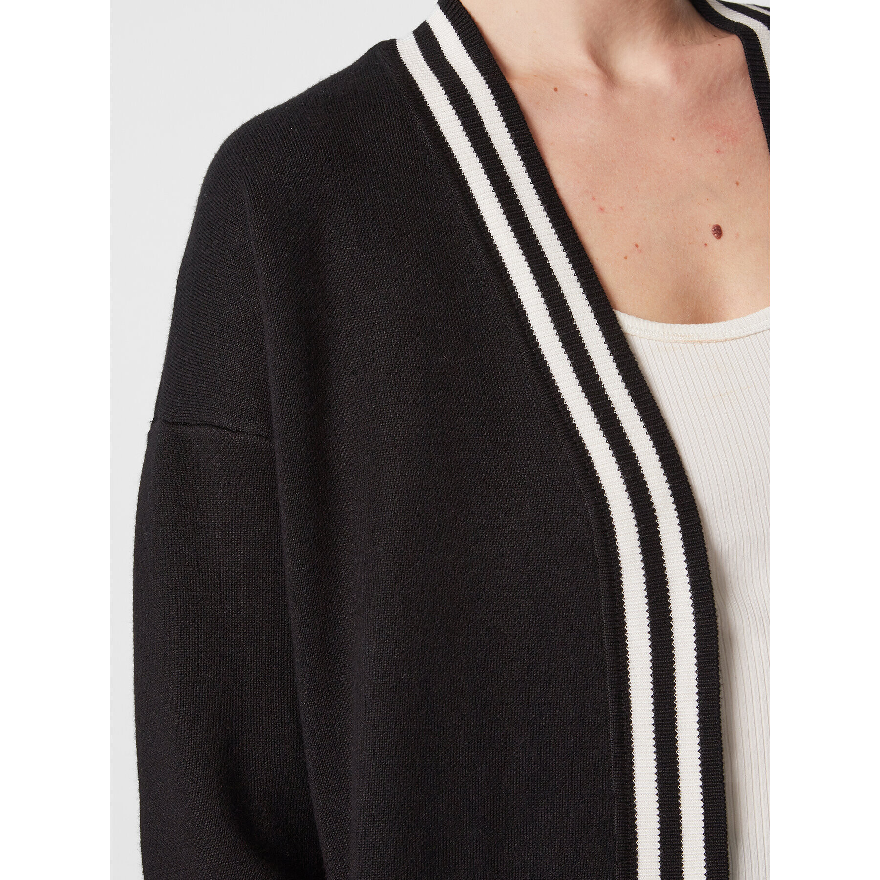 DKNY Cardigan P2MXY435 Negru Regular Fit - Pled.ro