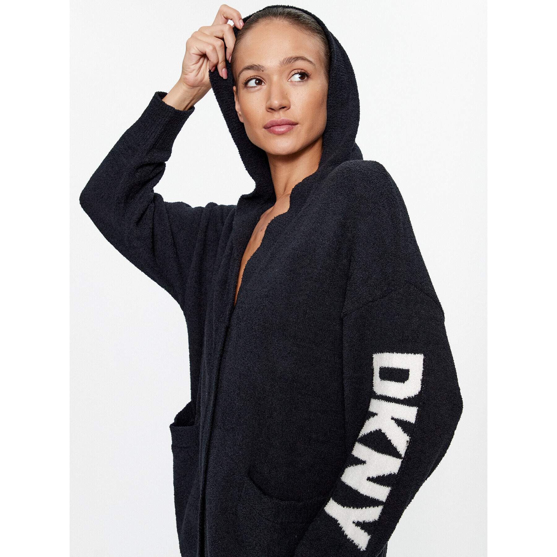 DKNY Cardigan YI2522687 Negru Regular Fit - Pled.ro