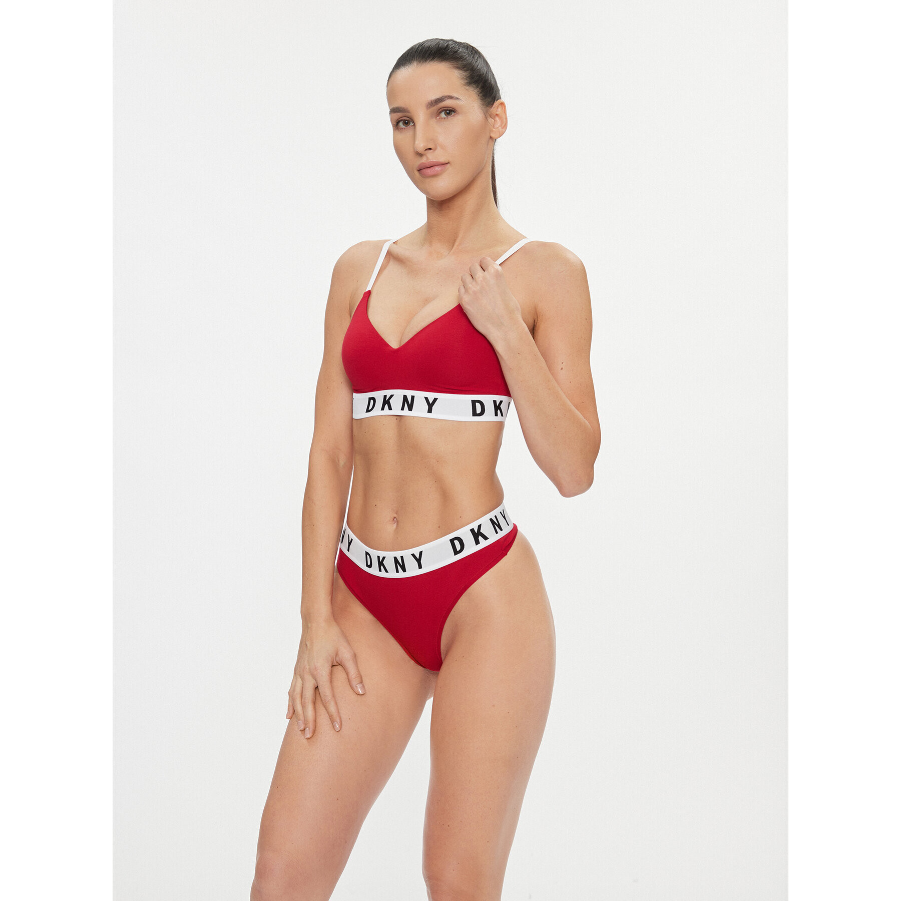 DKNY Chilot tanga DK4529 Roșu - Pled.ro