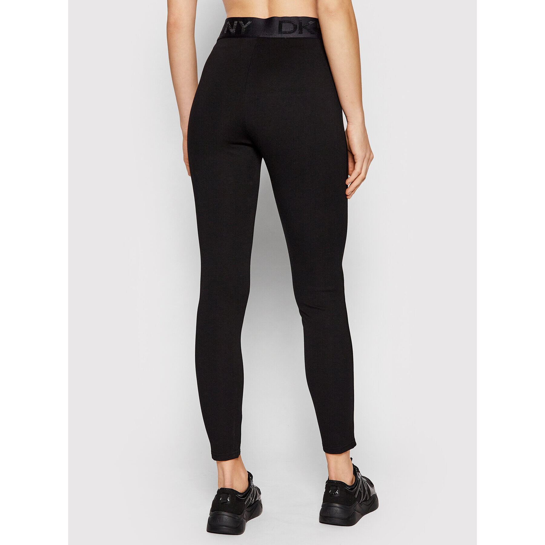 DKNY Colanți P0RVQGIW Negru Slim Fit - Pled.ro