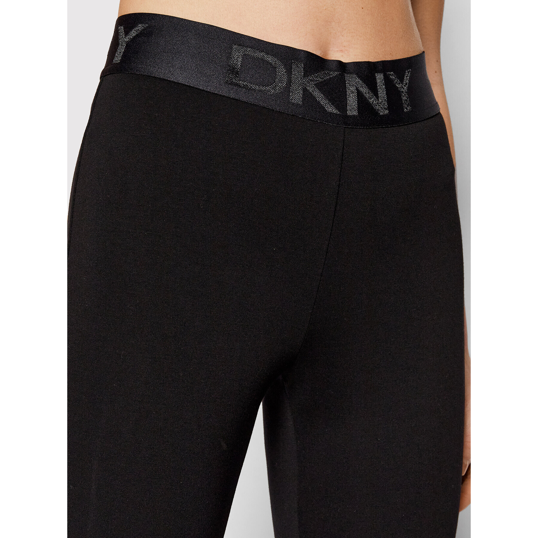 DKNY Colanți P0RVQGIW Negru Slim Fit - Pled.ro