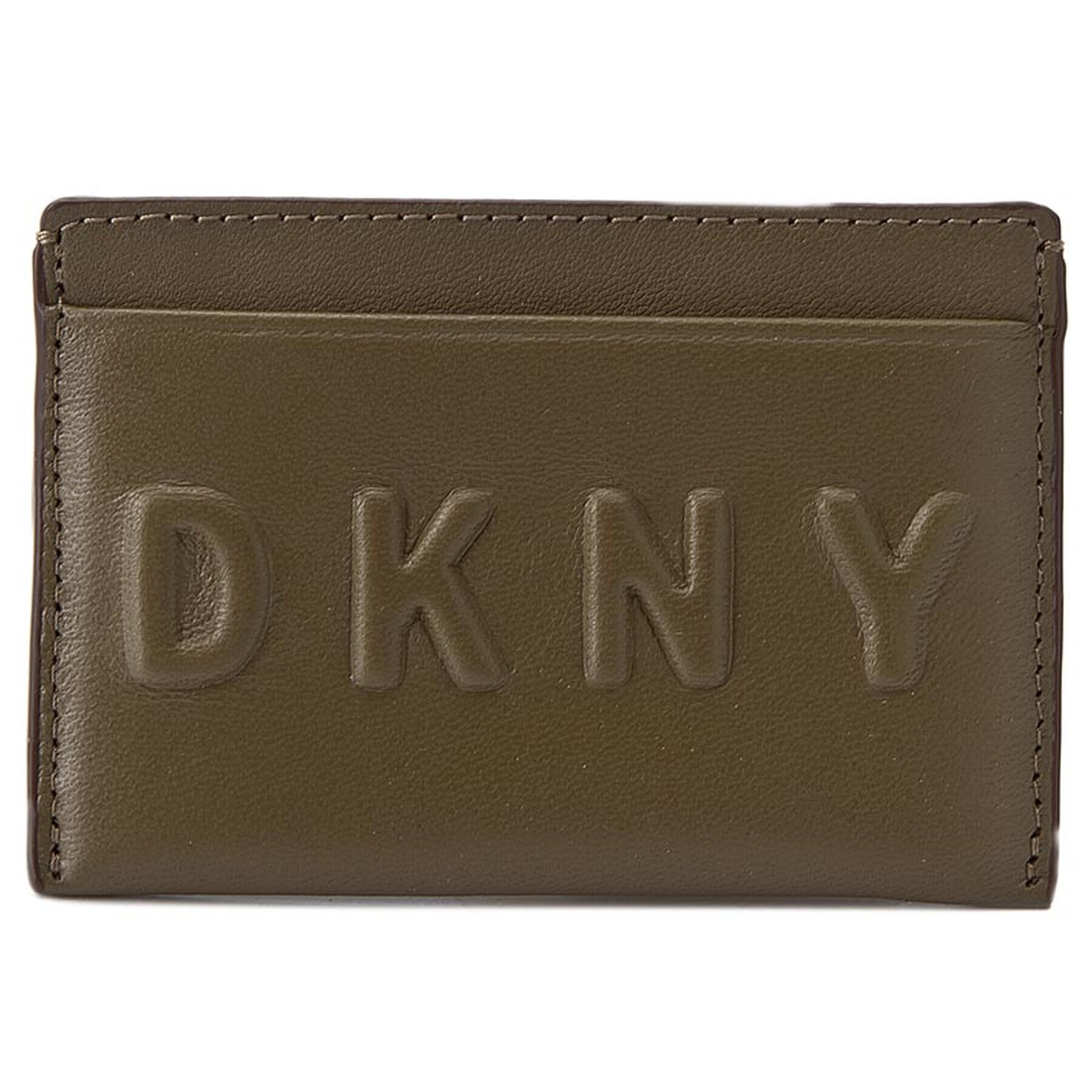 DKNY Etui pentru carduri Slgs Debossed Logo R172440101 Verde - Pled.ro