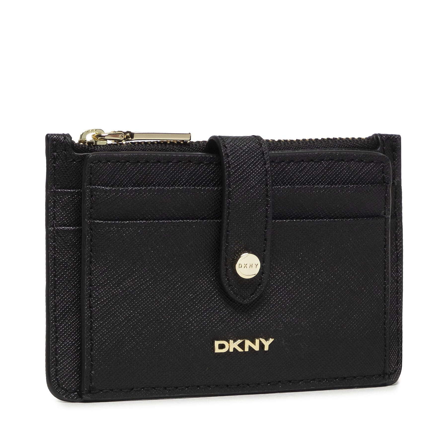 DKNY Etui pentru carduri Thomasina Zip Cardho R13Z1P74 Negru - Pled.ro