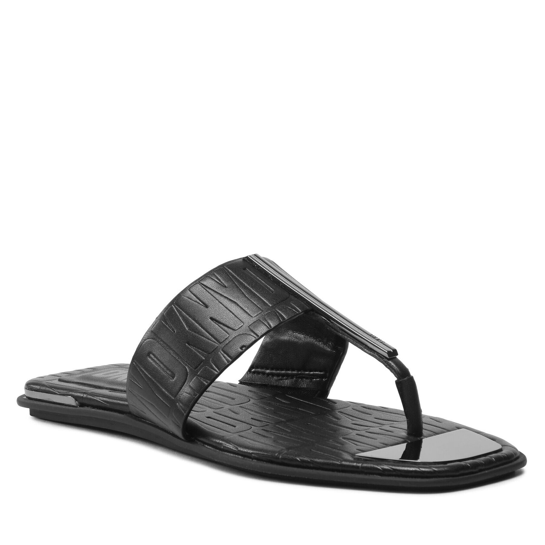 DKNY Flip flop Deja K4287301 Negru - Pled.ro