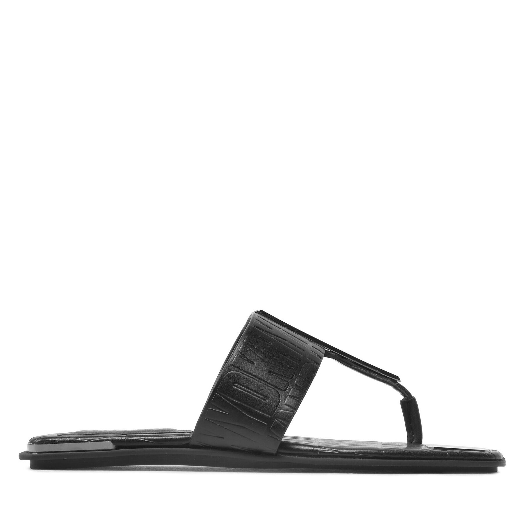 DKNY Flip flop Deja K4287301 Negru - Pled.ro