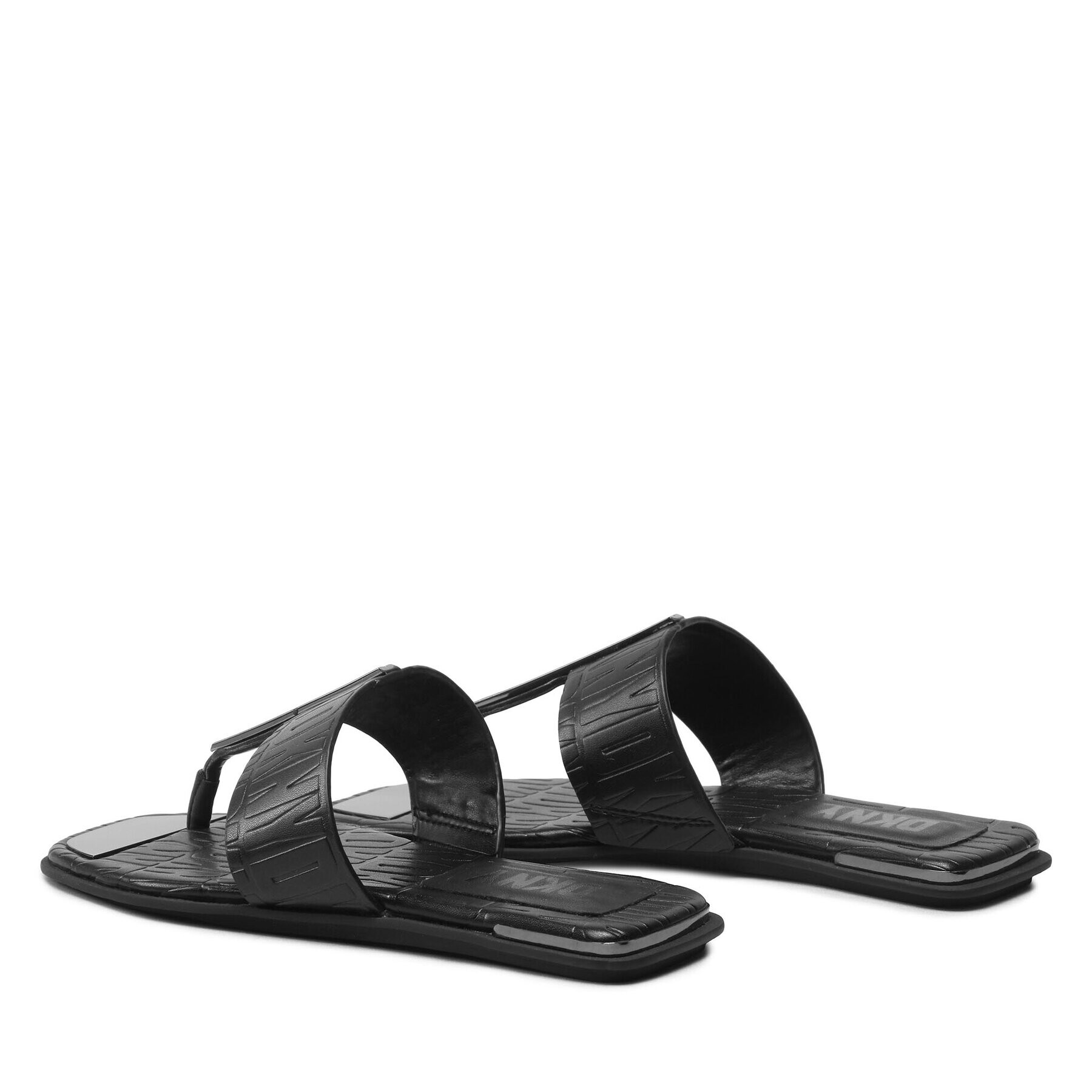 DKNY Flip flop Deja K4287301 Negru - Pled.ro