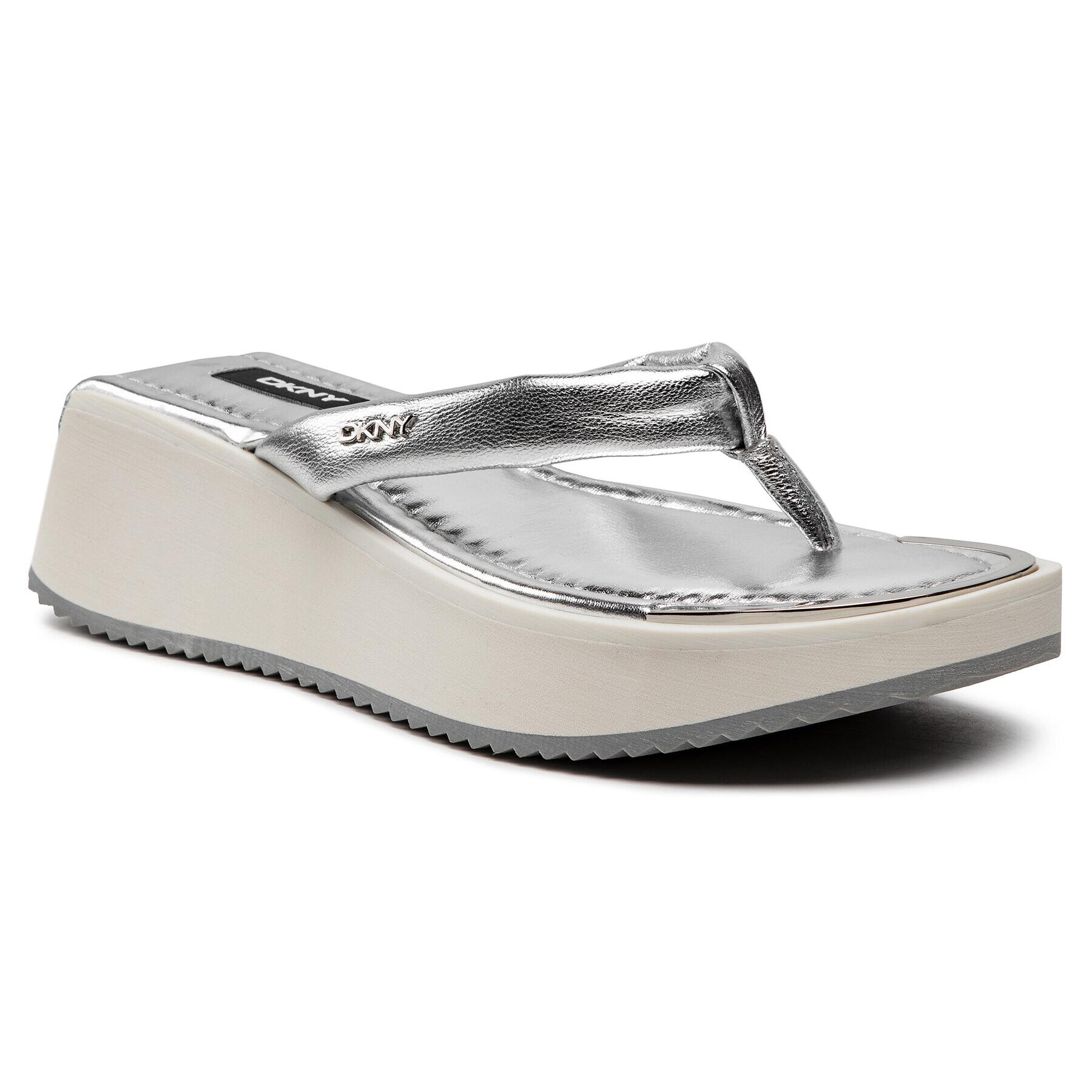 DKNY Flip flop Maeryn K1114015 Argintiu - Pled.ro