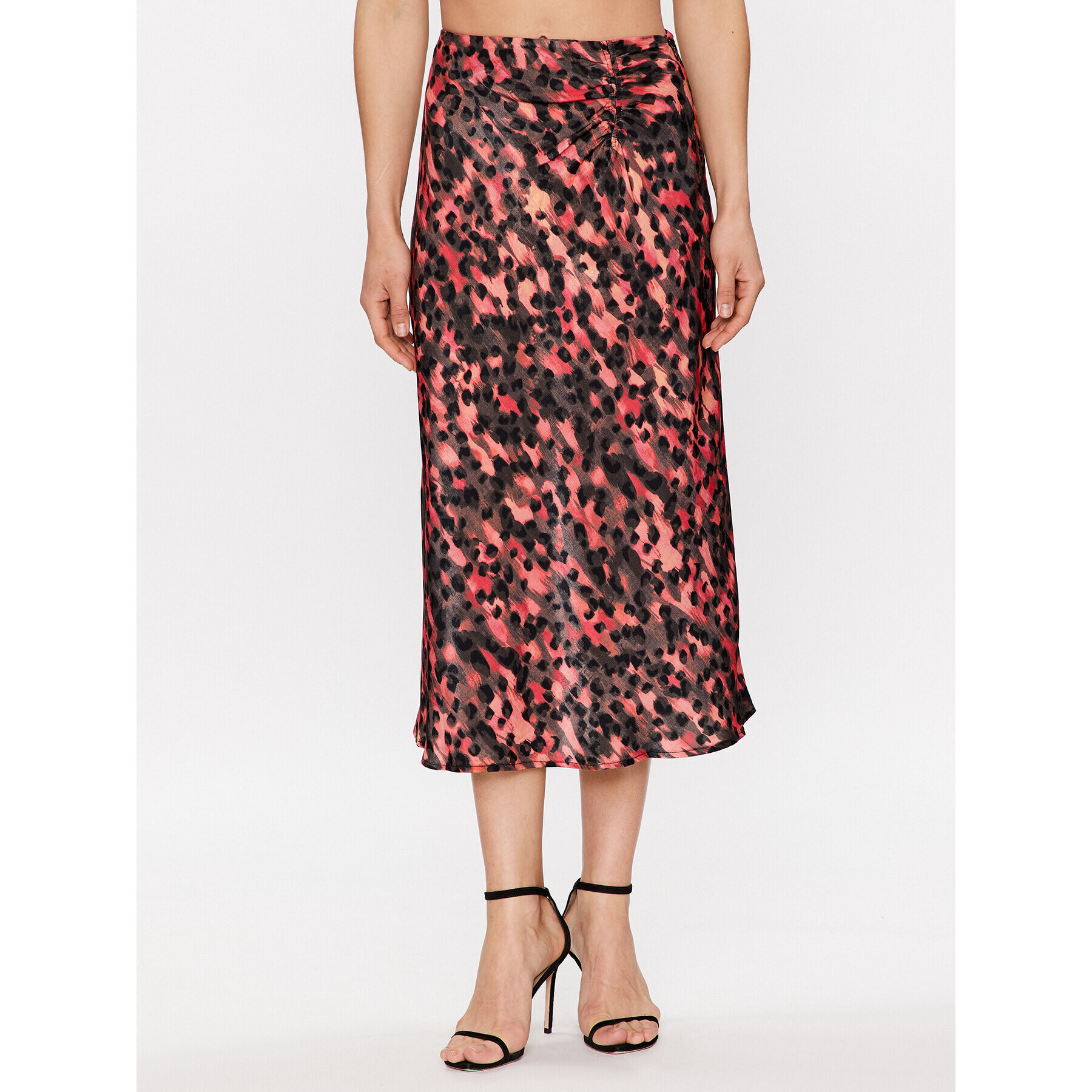 DKNY Fustă midi P3ANVQA2 Colorat Regular Fit - Pled.ro