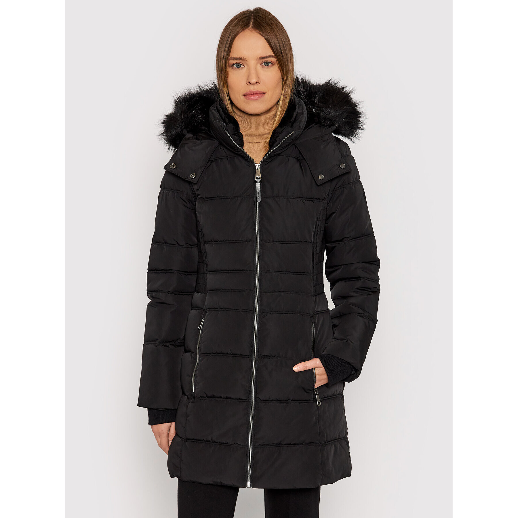 DKNY Geacă din puf DL1MP587 Negru Regular Fit - Pled.ro