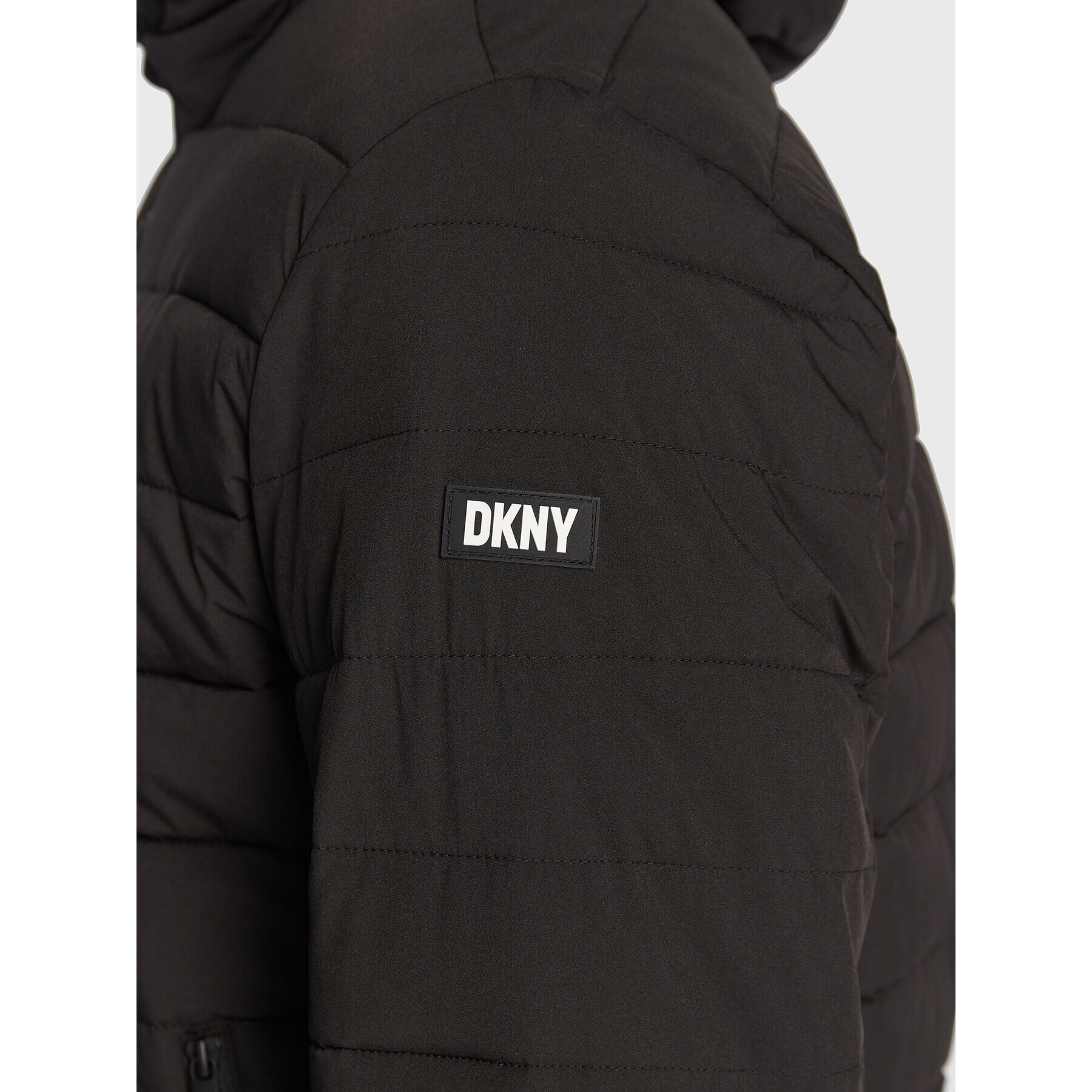 DKNY Geacă din puf DX9MP651 Negru Regular Fit - Pled.ro