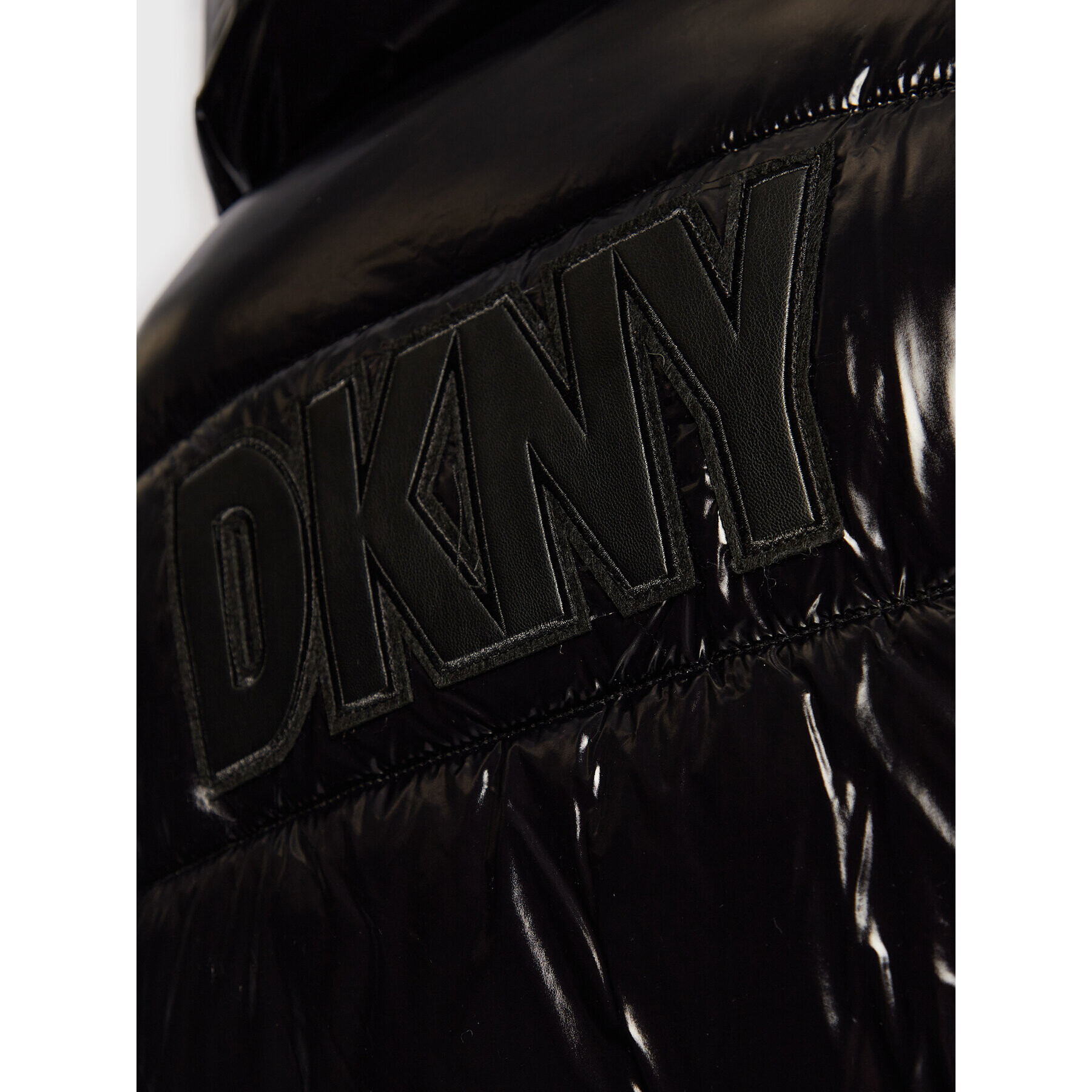 DKNY Geacă din puf P2MJ6016 Negru Regular Fit - Pled.ro