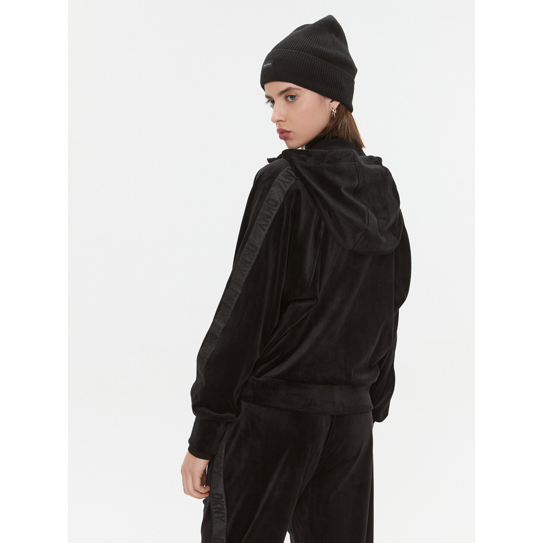 DKNY Geacă P3ME6SIX Negru Regular Fit - Pled.ro