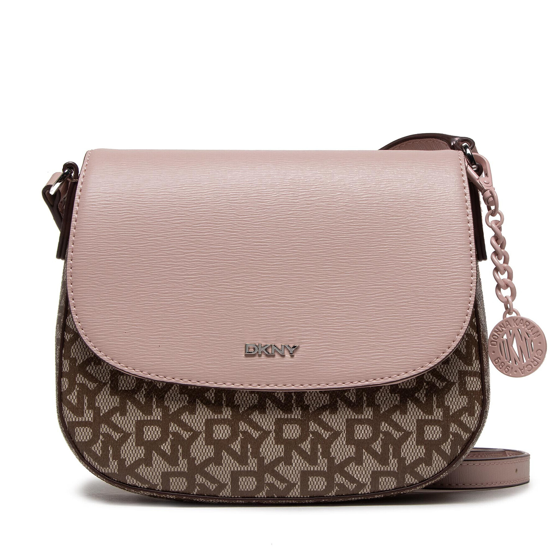 DKNY Geantă Bryant Saddle Bag R21EJR75 Maro - Pled.ro