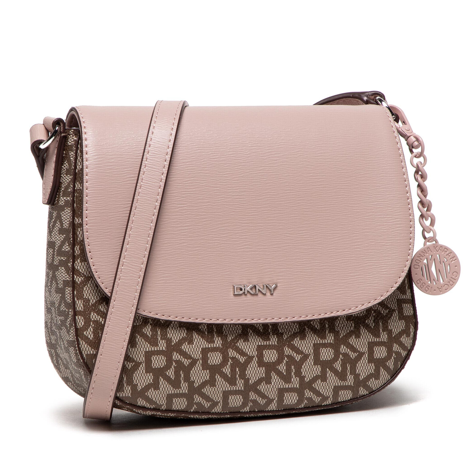 DKNY Geantă Bryant Saddle Bag R21EJR75 Maro - Pled.ro