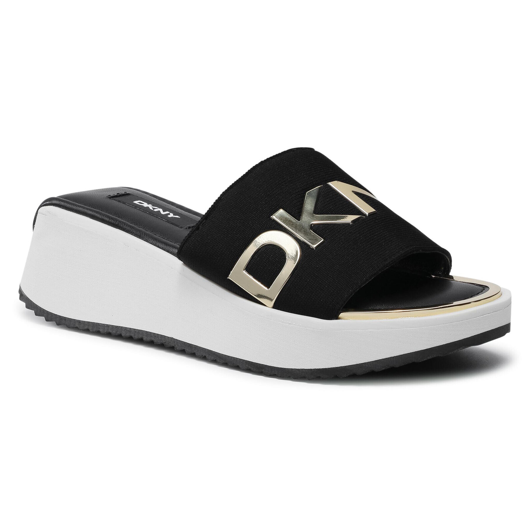 DKNY Șlapi Mandy K1149004 Negru - Pled.ro