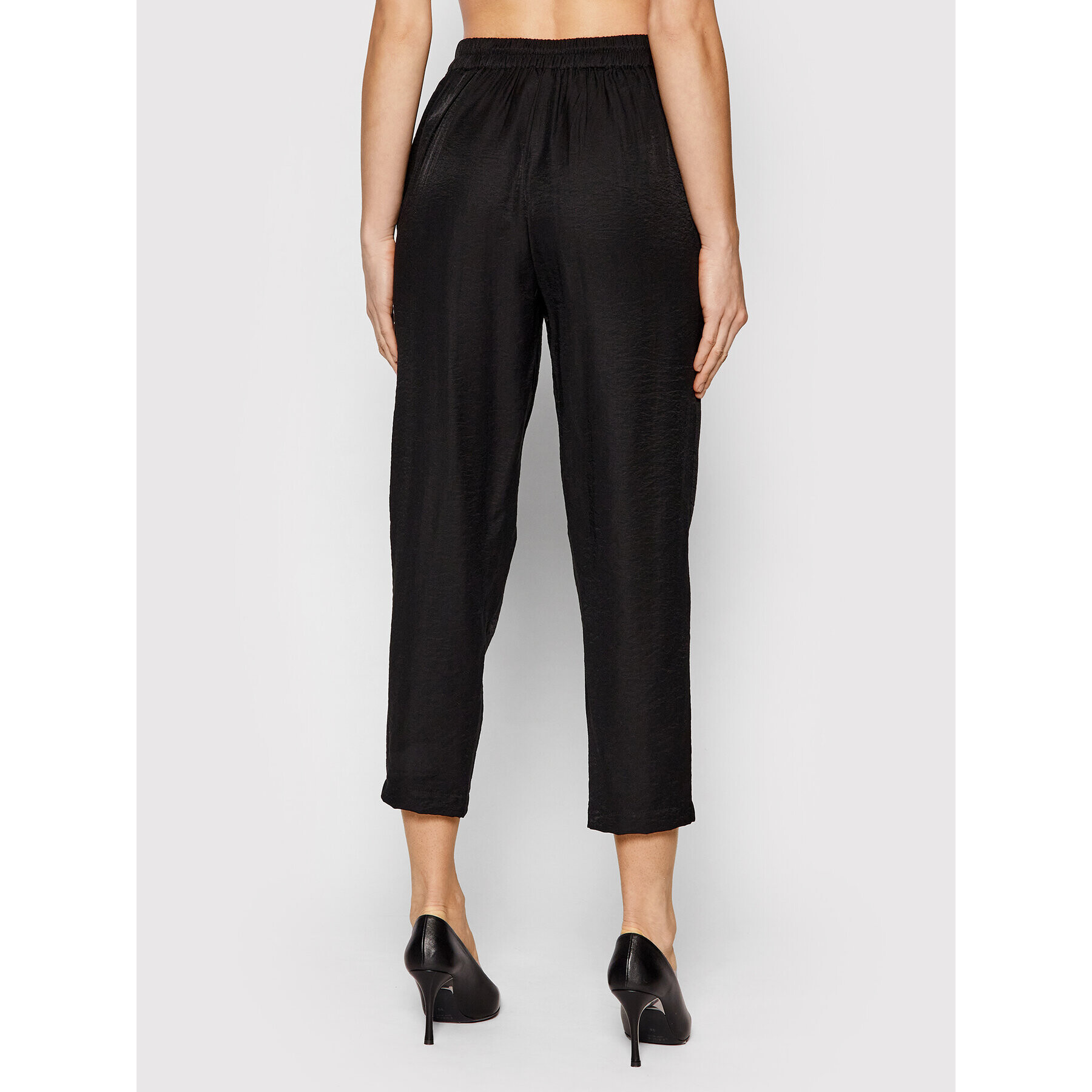 DKNY Pantaloni din material P1JKTKA5 Negru Regular Fit - Pled.ro