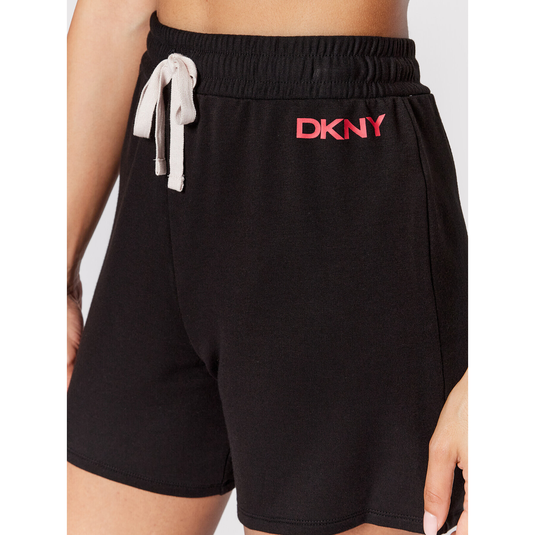 DKNY Pantaloni scurți pijama YI3522534 Negru Regular Fit - Pled.ro