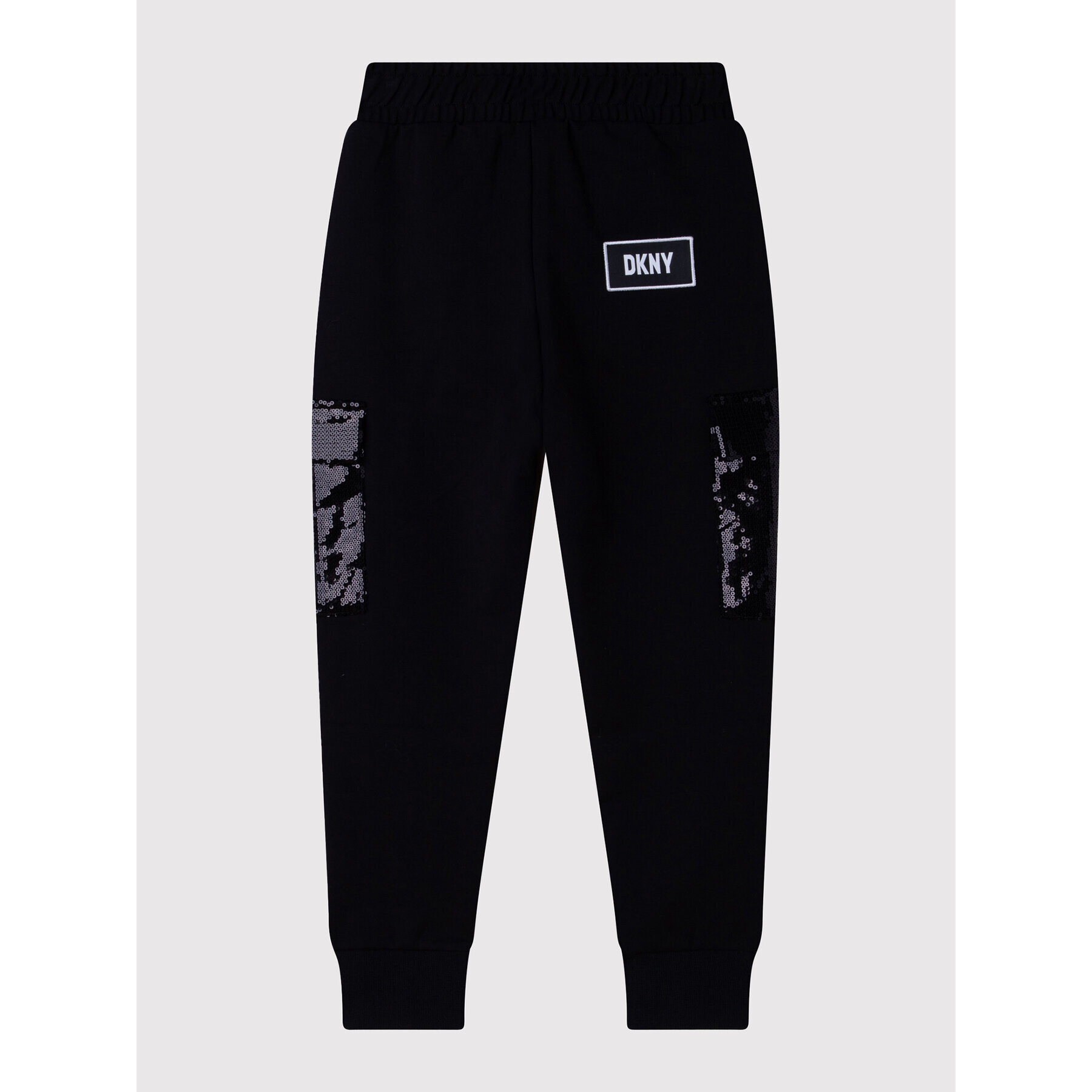 DKNY Pantaloni trening D34A71 M Negru Regular Fit - Pled.ro