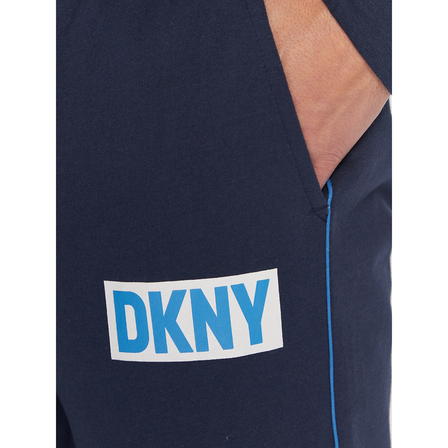 DKNY Pantaloni trening N5_6874_DKY Bleumarin Regular Fit - Pled.ro