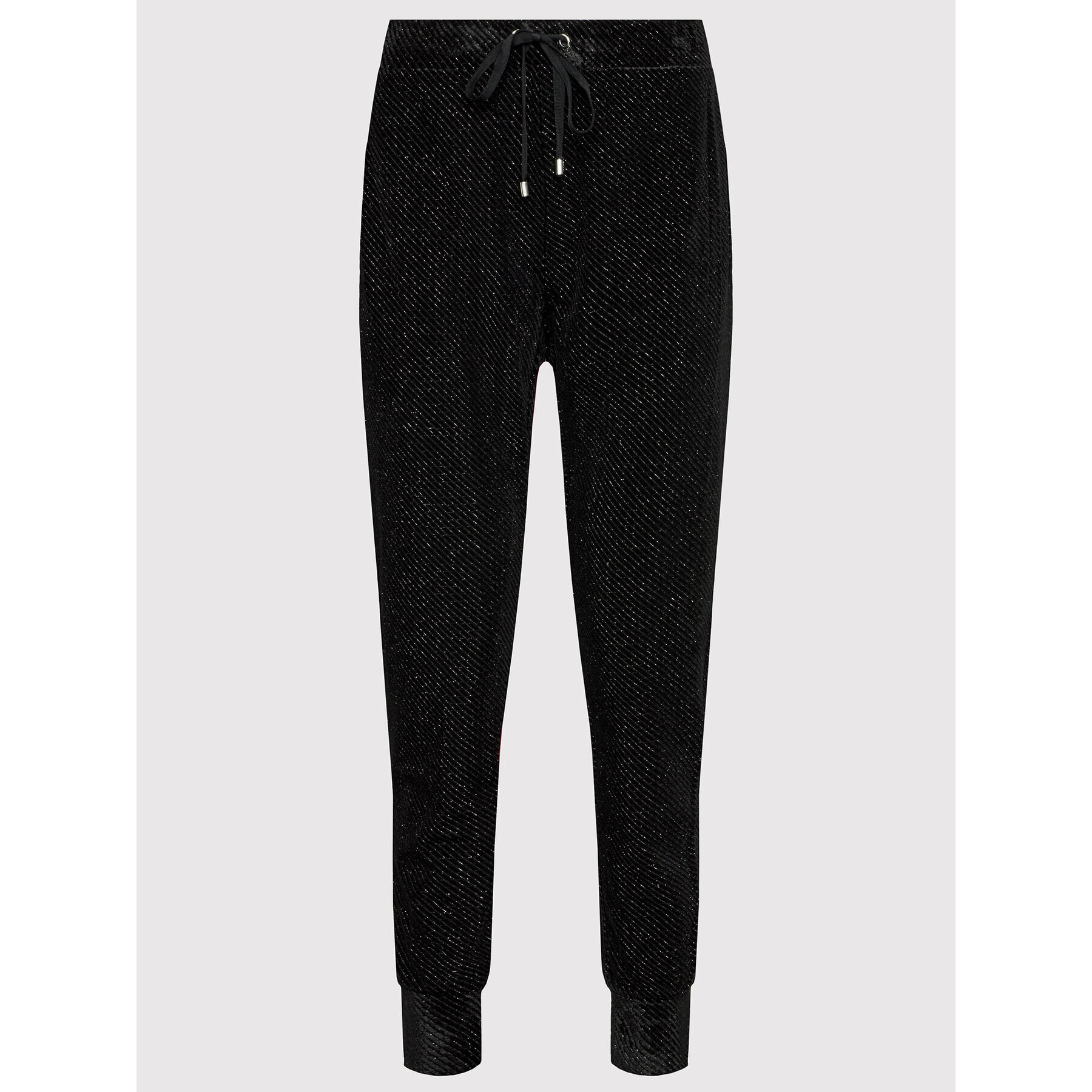 DKNY Pantaloni trening P1JF7KSK Negru Regular Fit - Pled.ro