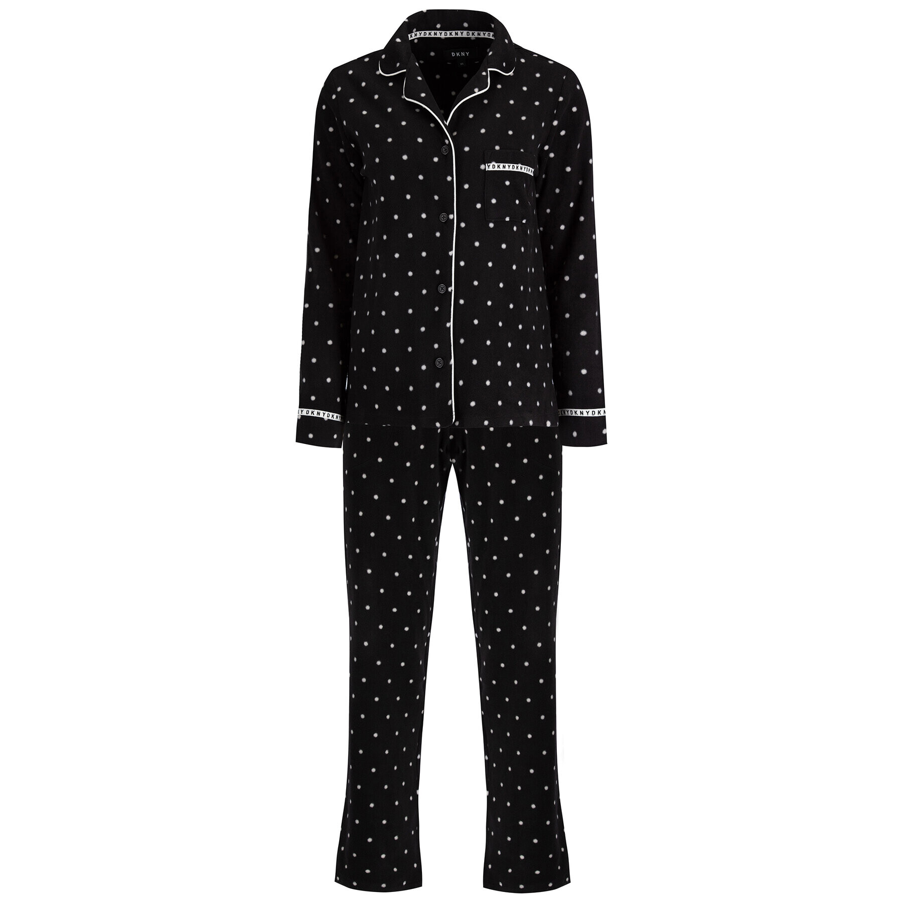 DKNY Pijama YI2119479F Negru - Pled.ro