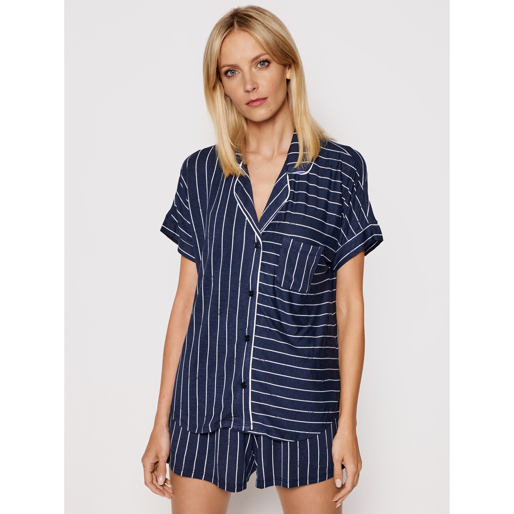 DKNY Pijama YI2822475 Bleumarin - Pled.ro