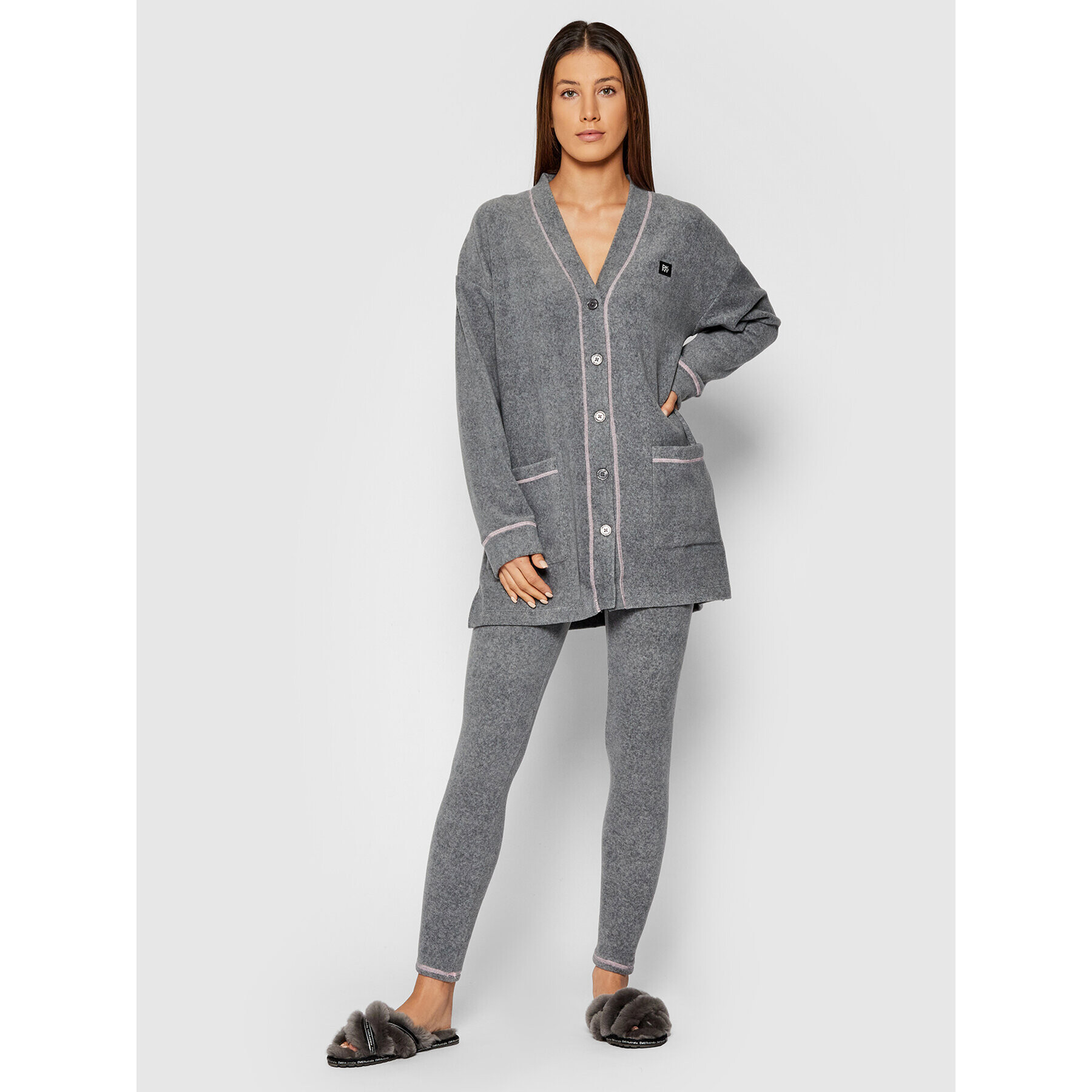 DKNY Pijama YI2822487 Gri - Pled.ro