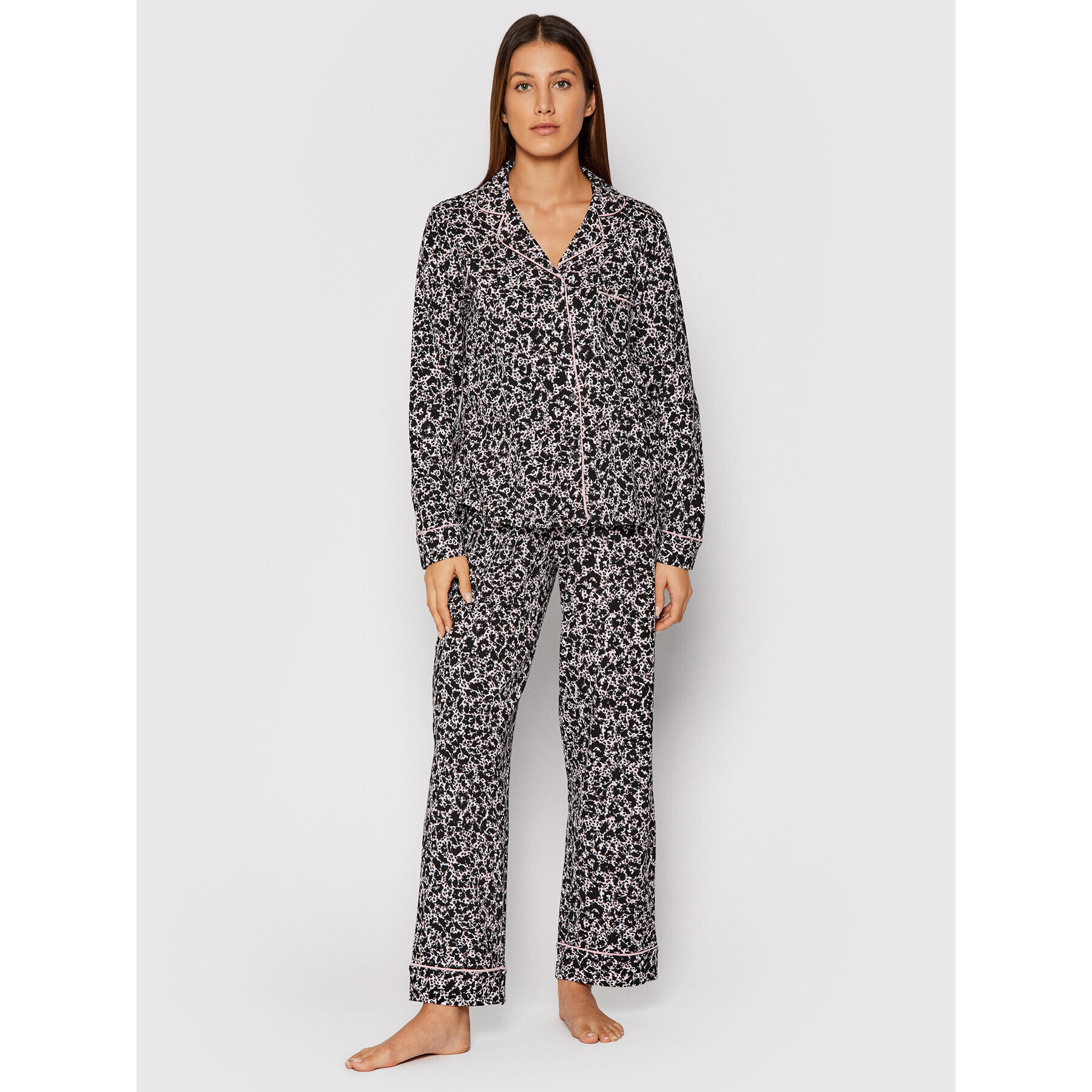 DKNY Pijama YI2822489 Negru - Pled.ro