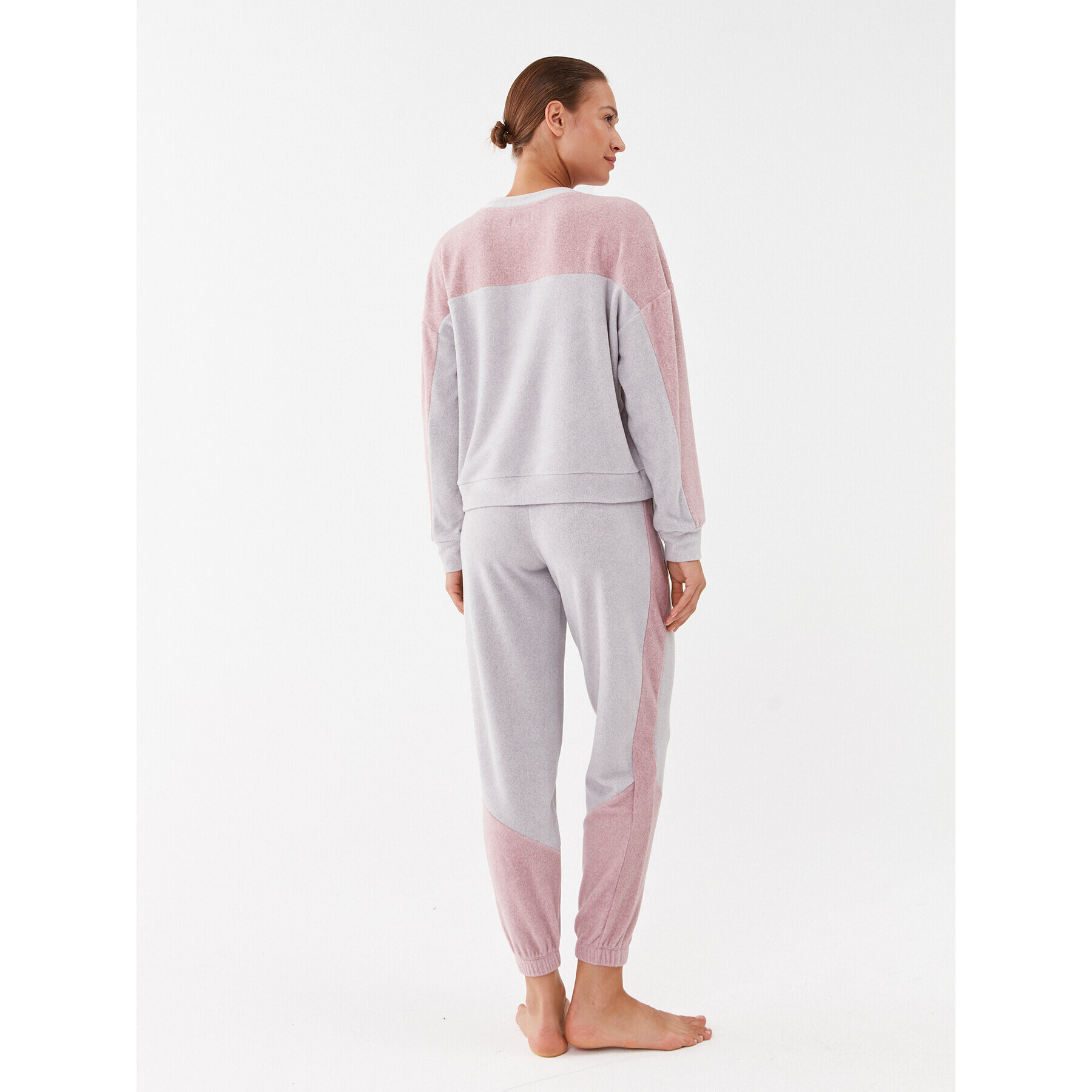 DKNY Pijama YI2822674 Gri Regular Fit - Pled.ro