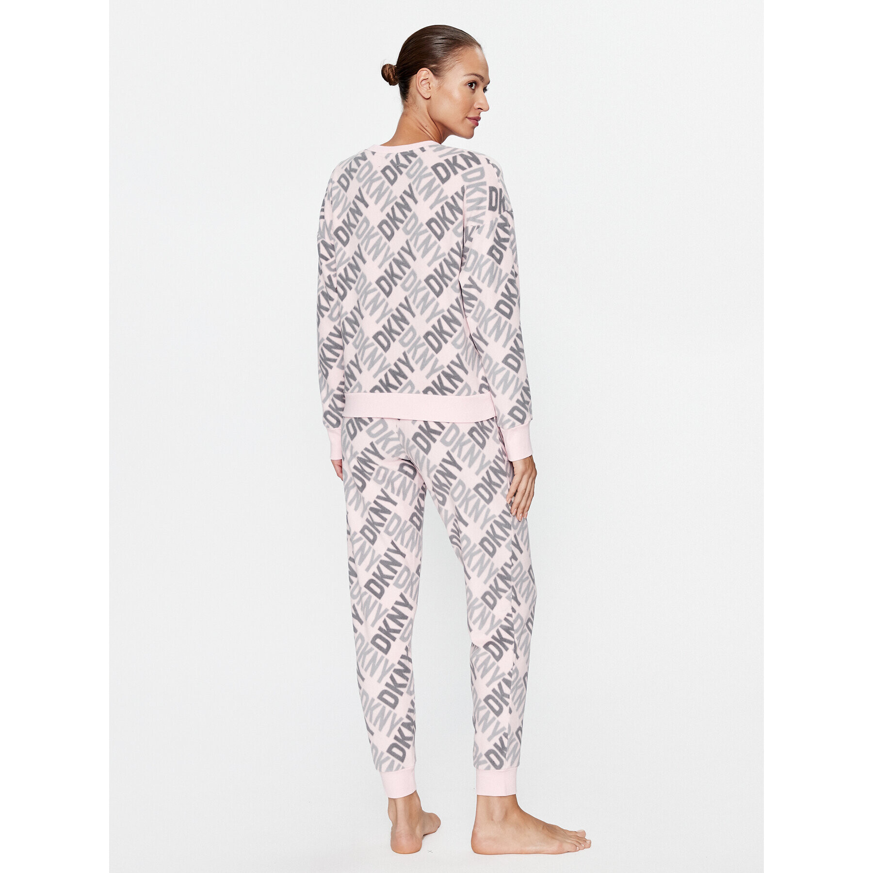 DKNY Pijama YI2822686F Roz Regular Fit - Pled.ro