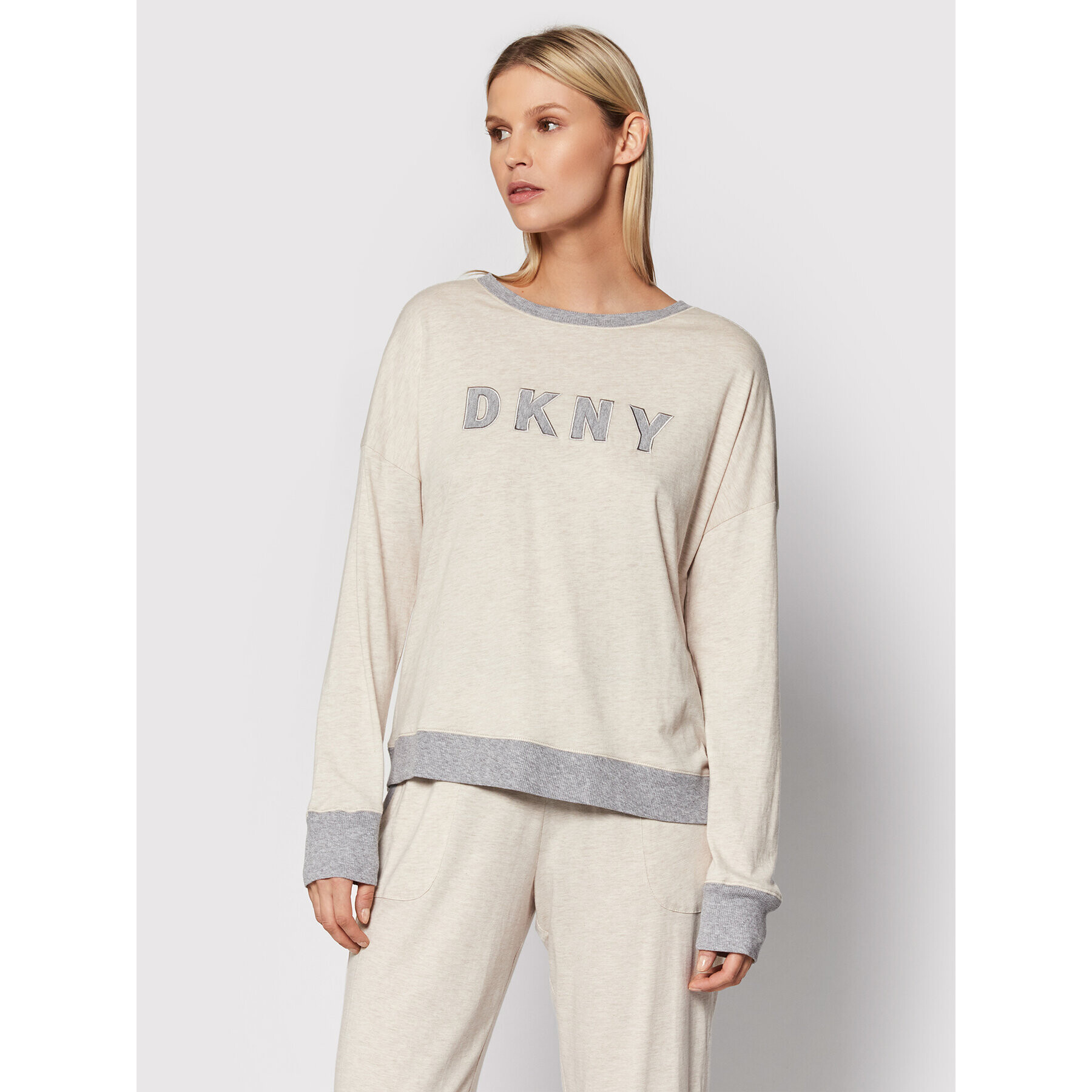 DKNY Pijama YI2919259 Bej - Pled.ro