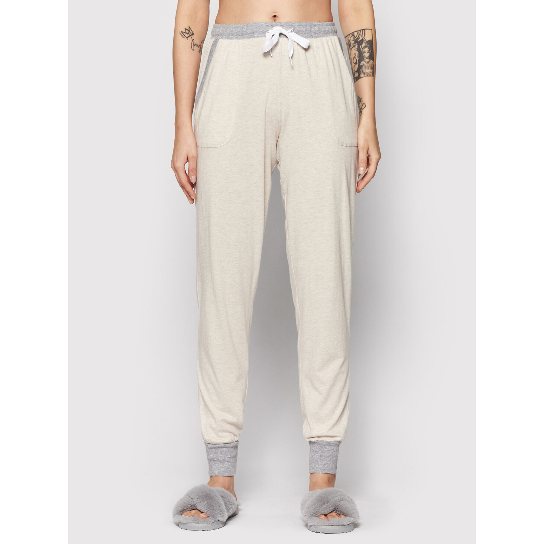 DKNY Pijama YI2919259 Bej - Pled.ro