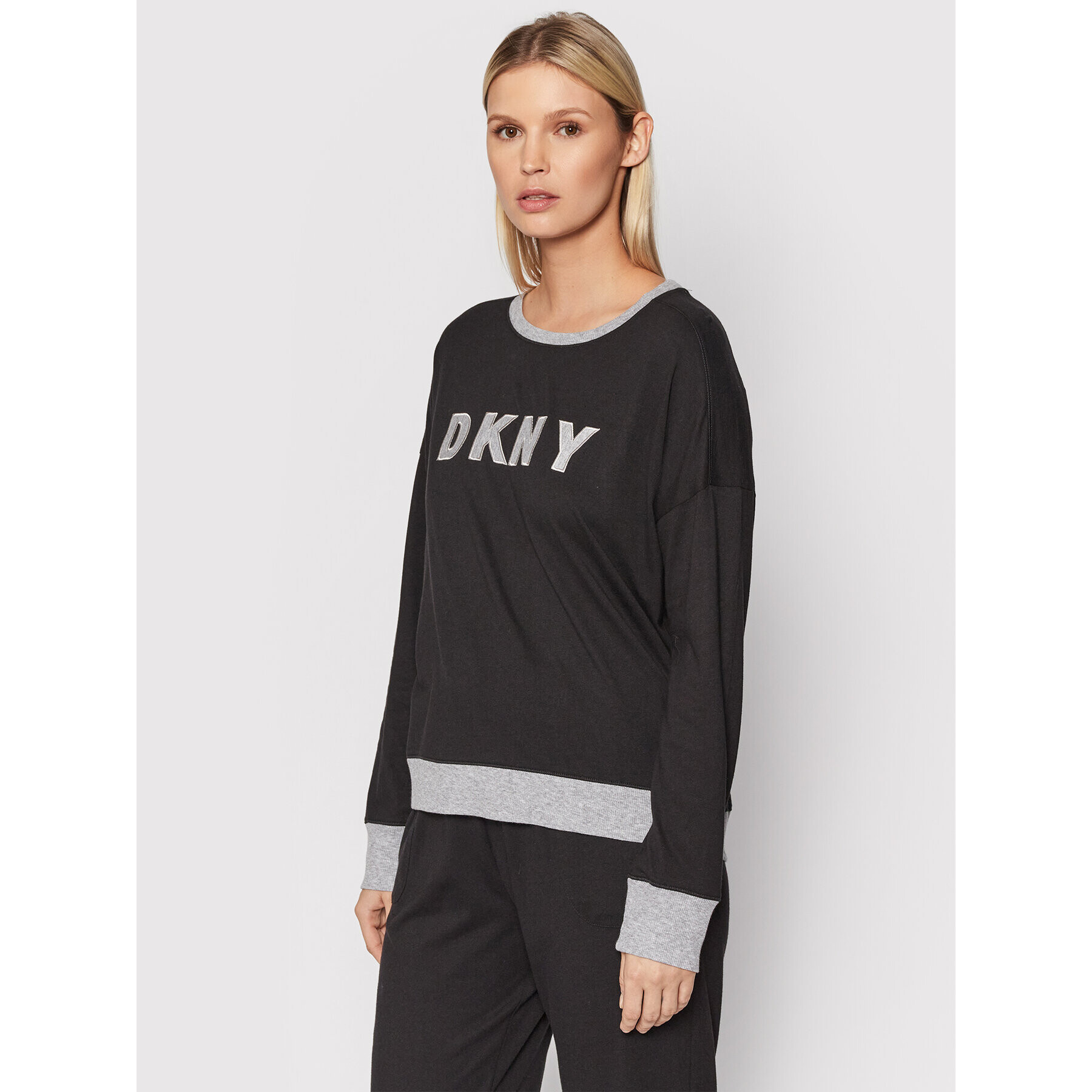 DKNY Pijama YI2919259 Negru - Pled.ro