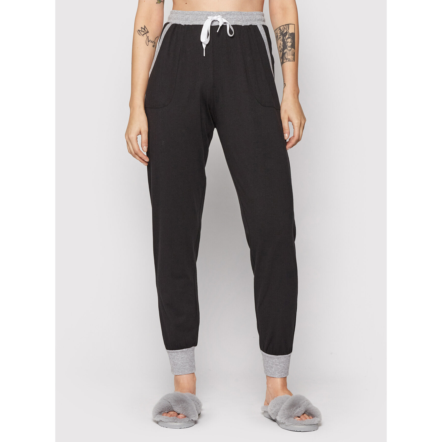 DKNY Pijama YI2919259 Negru - Pled.ro