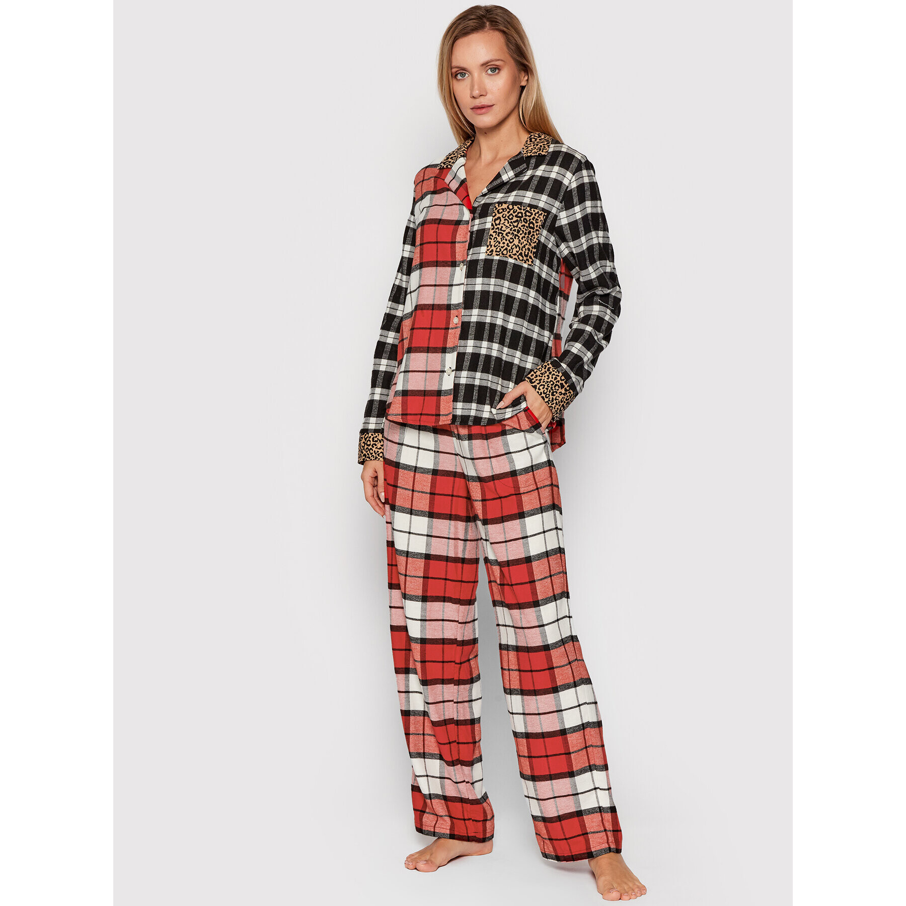 DKNY Pijama YI2922483 Roșu - Pled.ro