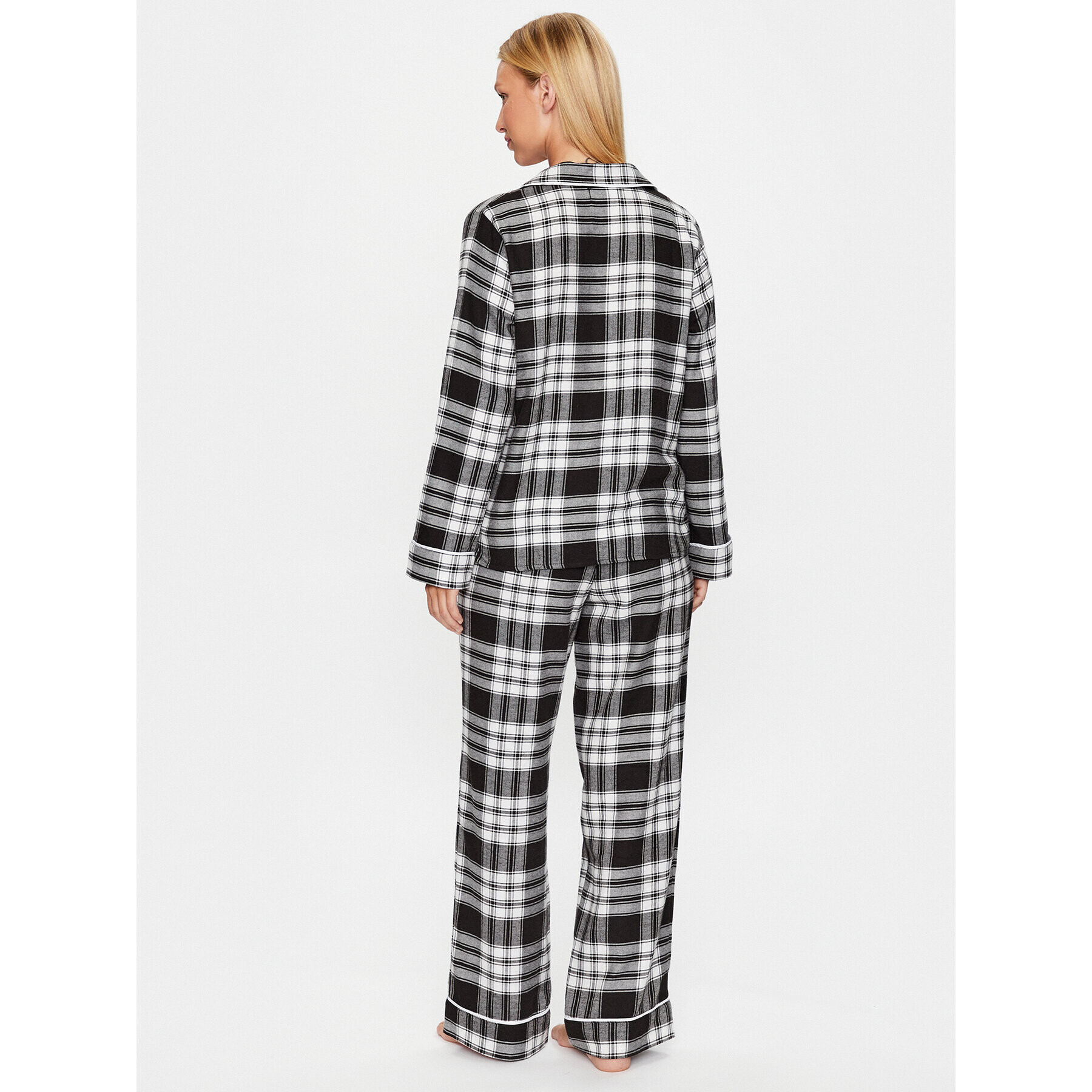 DKNY Pijama YI2922591 Negru Regular Fit - Pled.ro