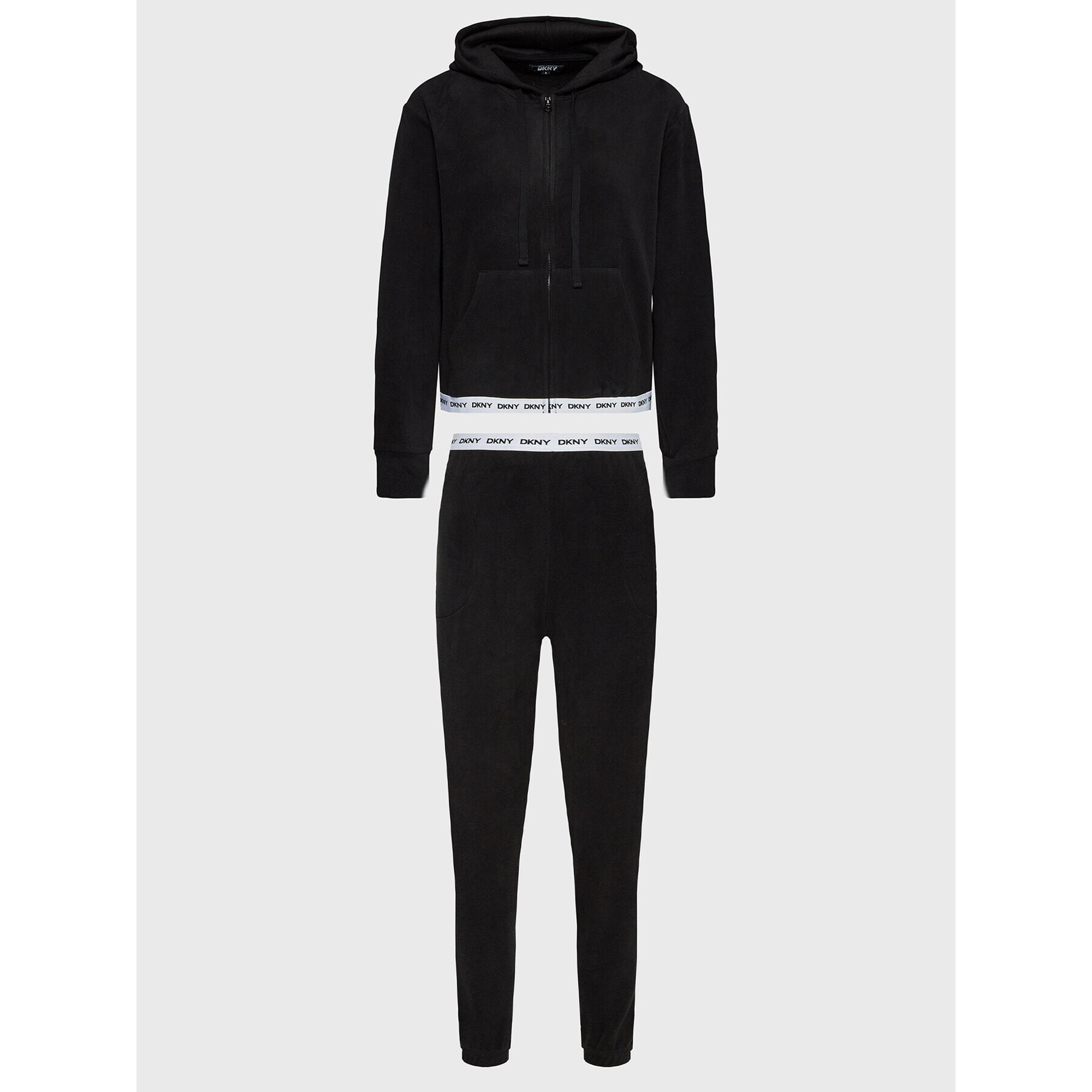 DKNY Pijama YI2922595 Negru Regular Fit - Pled.ro