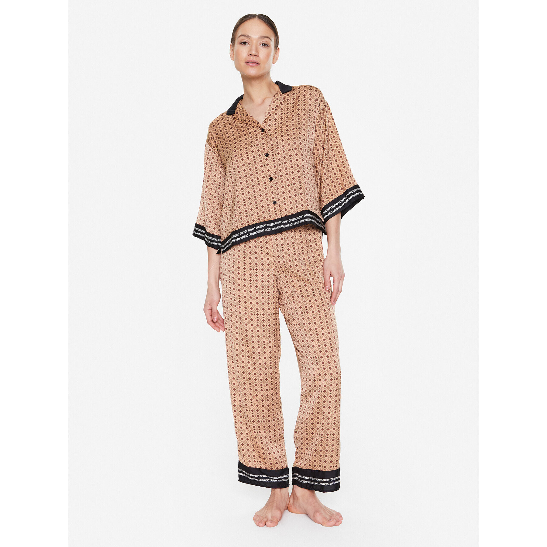 DKNY Pijama YI2922661 Maro Regular Fit - Pled.ro