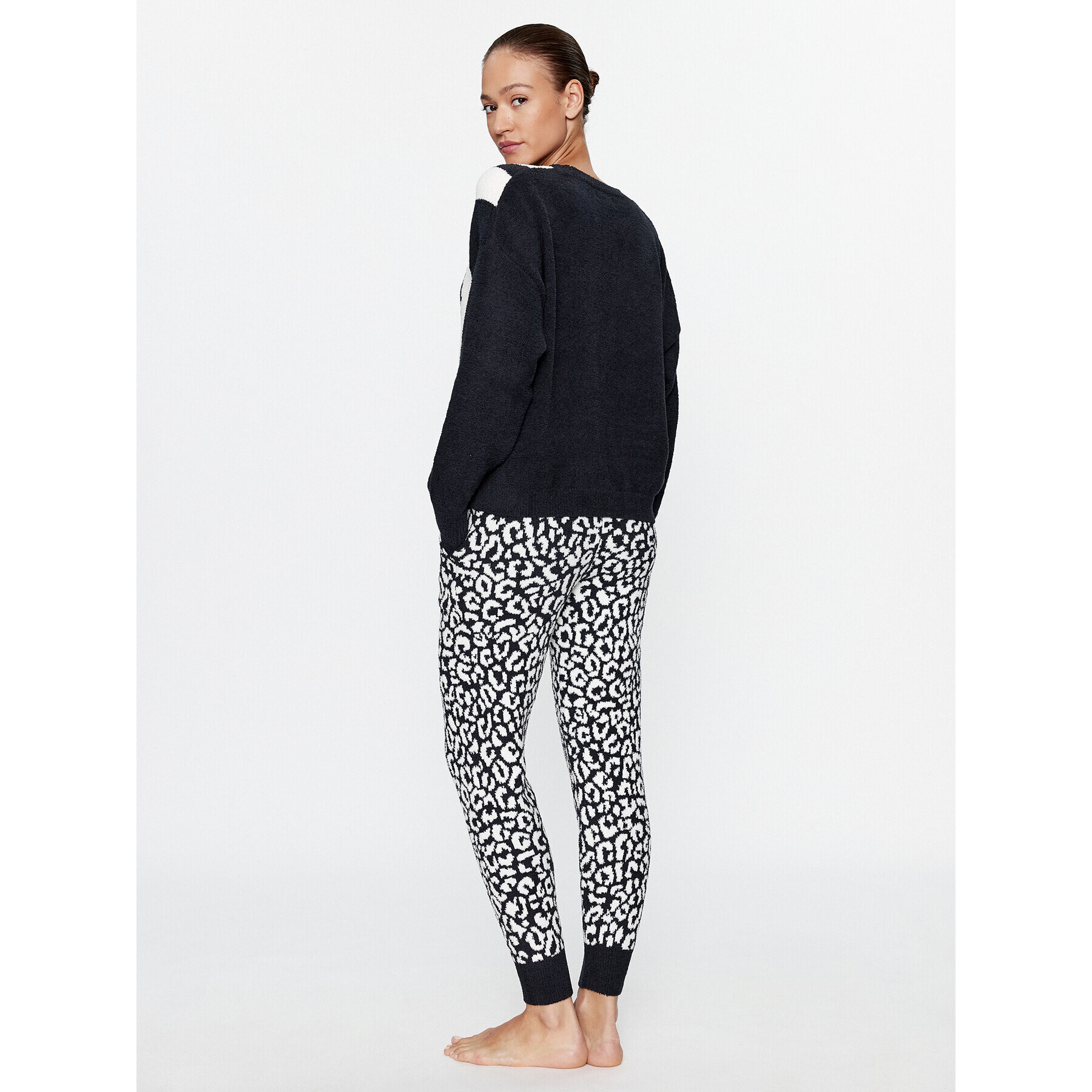 DKNY Pijama YI2922687 Negru Regular Fit - Pled.ro