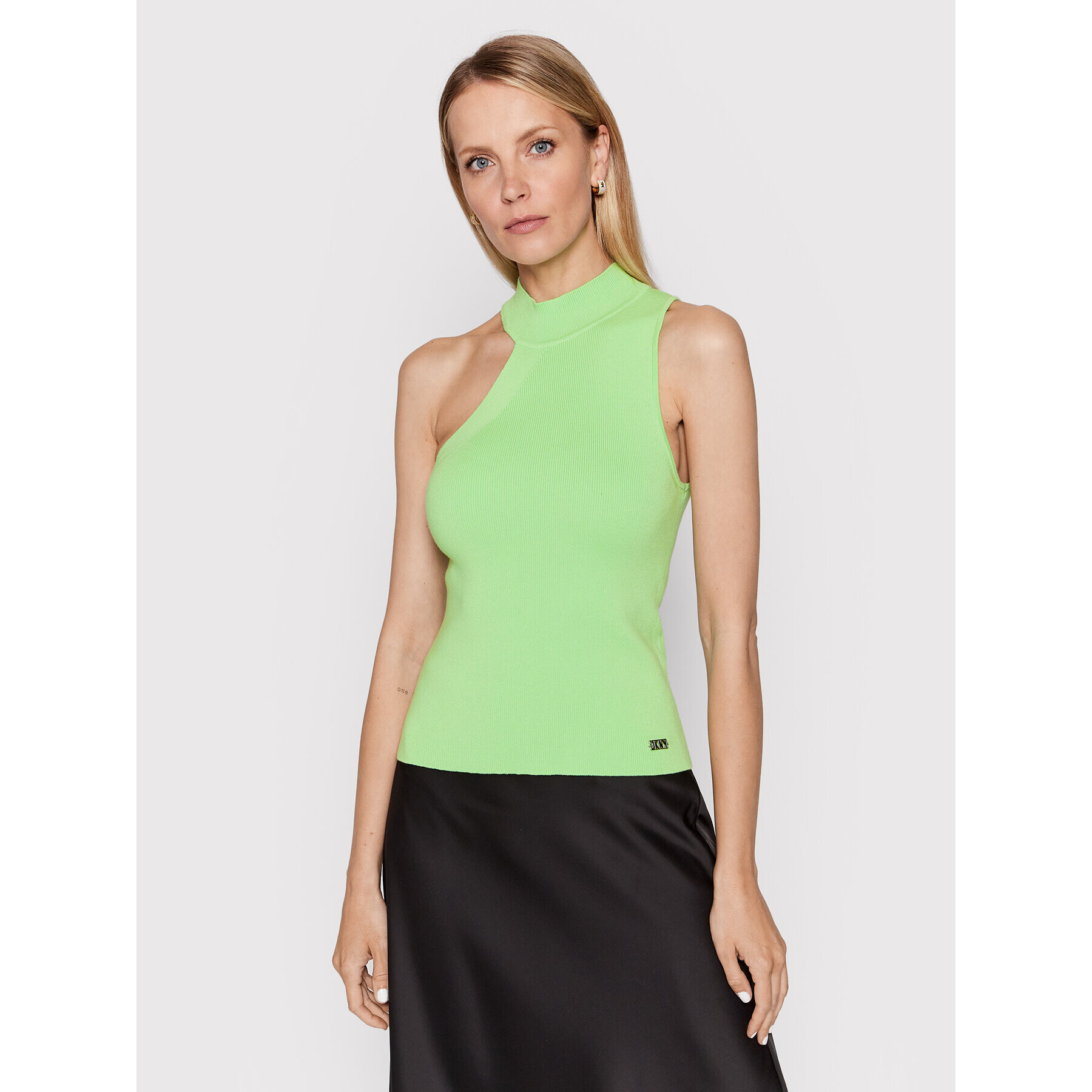 DKNY Top P2ASAA41 Verde Slim Fit - Pled.ro