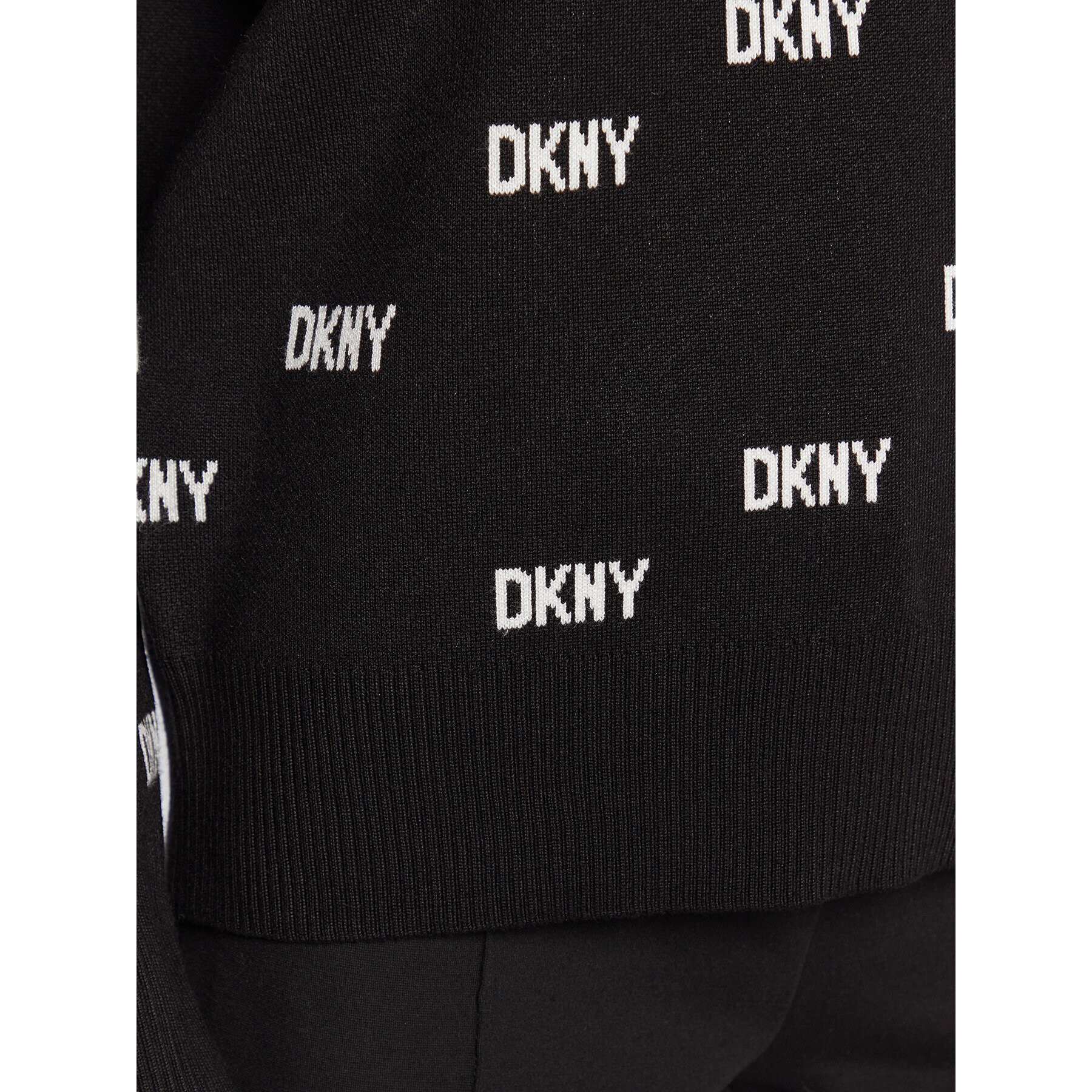 DKNY Pulover P2MSBC47 Negru Regular Fit - Pled.ro