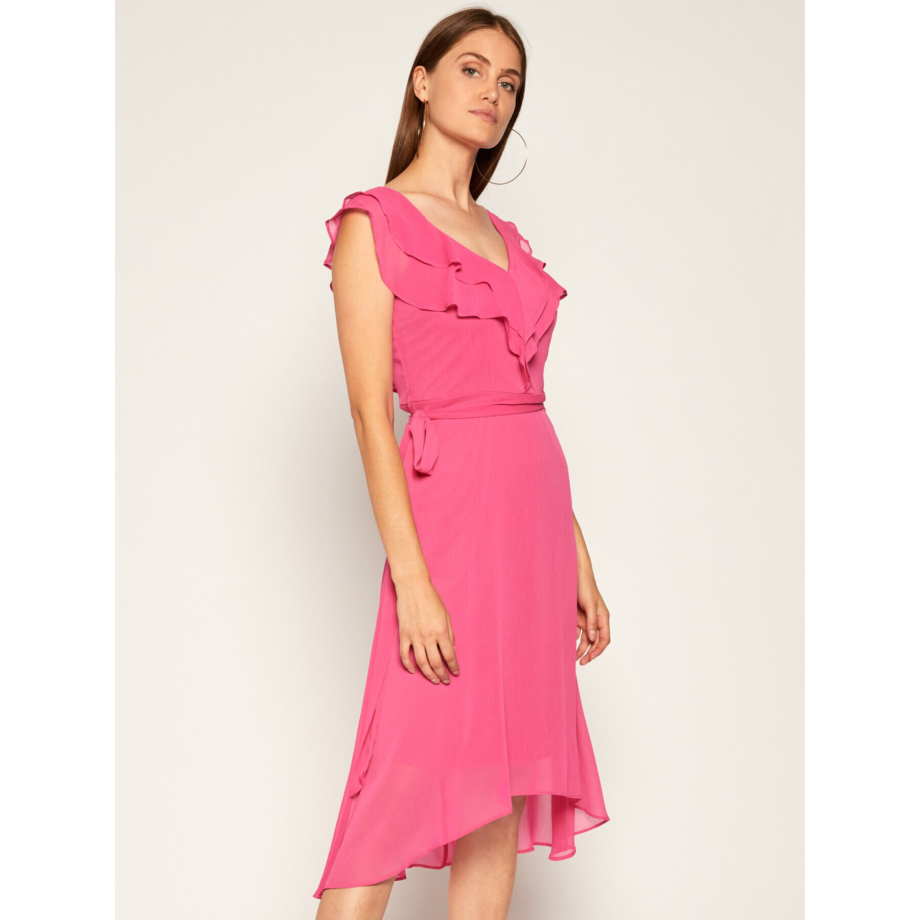 DKNY Rochie cocktail DD0CI062 Roz Regular Fit - Pled.ro