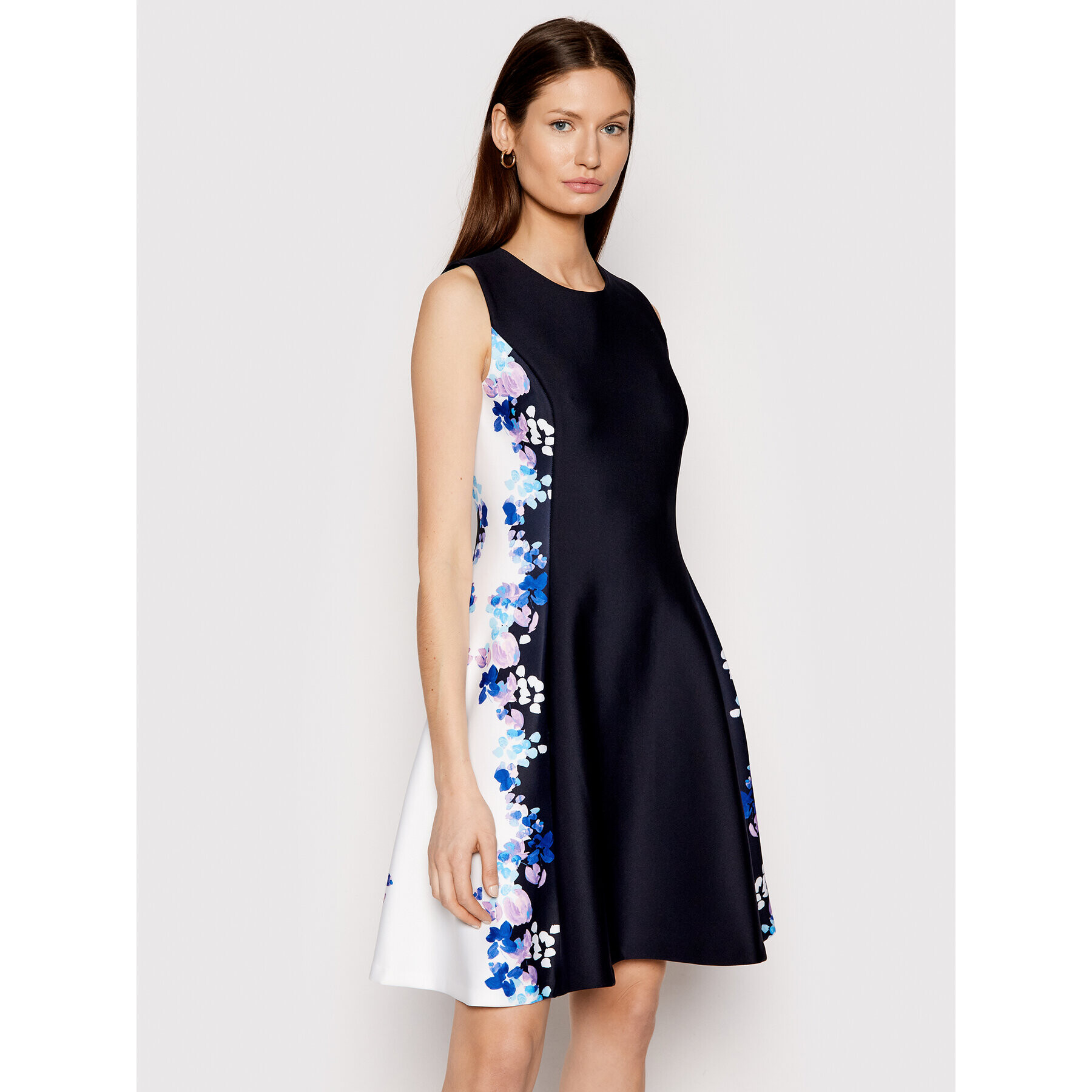 DKNY Rochie cocktail DD0DK449 Bleumarin Regular Fit - Pled.ro