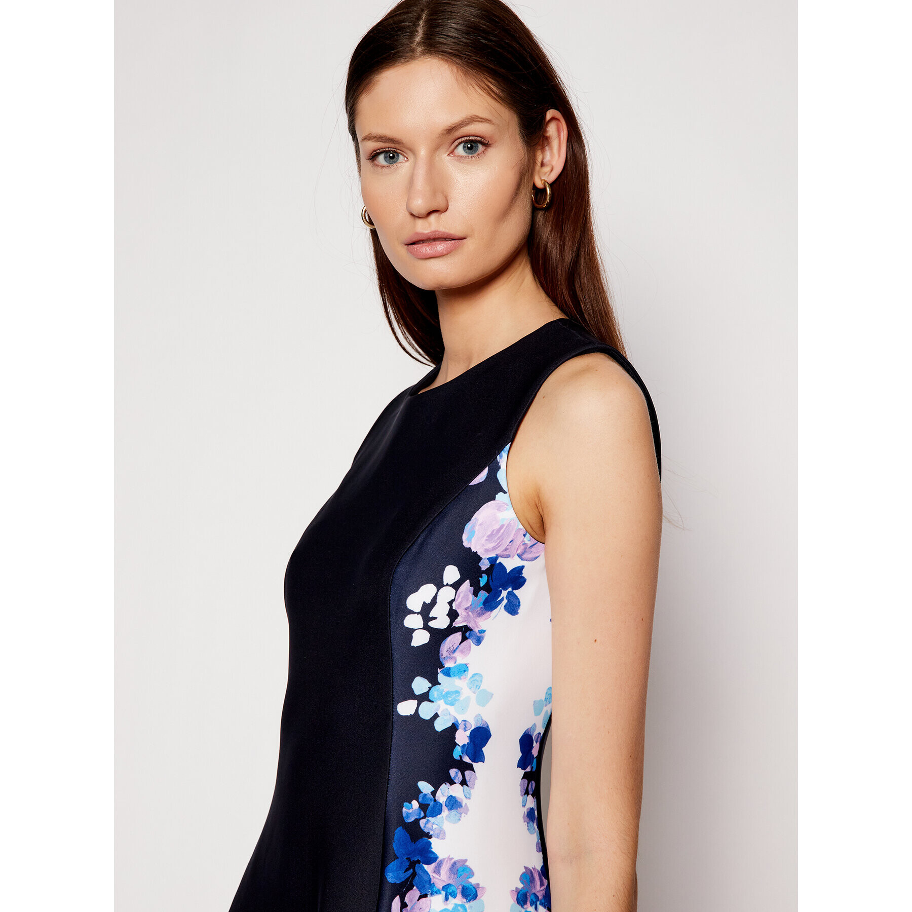 DKNY Rochie cocktail DD0DK449 Bleumarin Regular Fit - Pled.ro