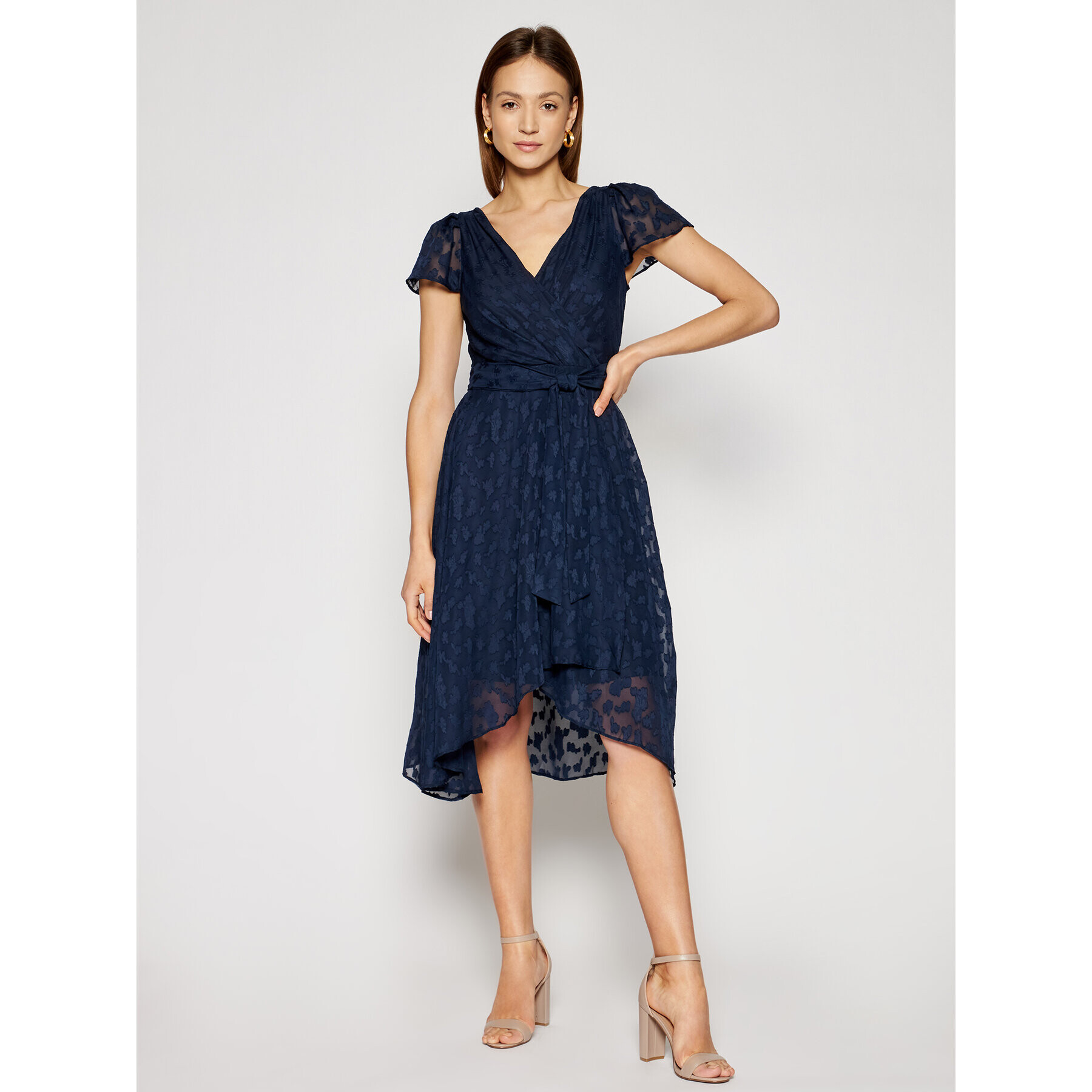 DKNY Rochie cocktail DD1AD154 Bleumarin Regular Fit - Pled.ro